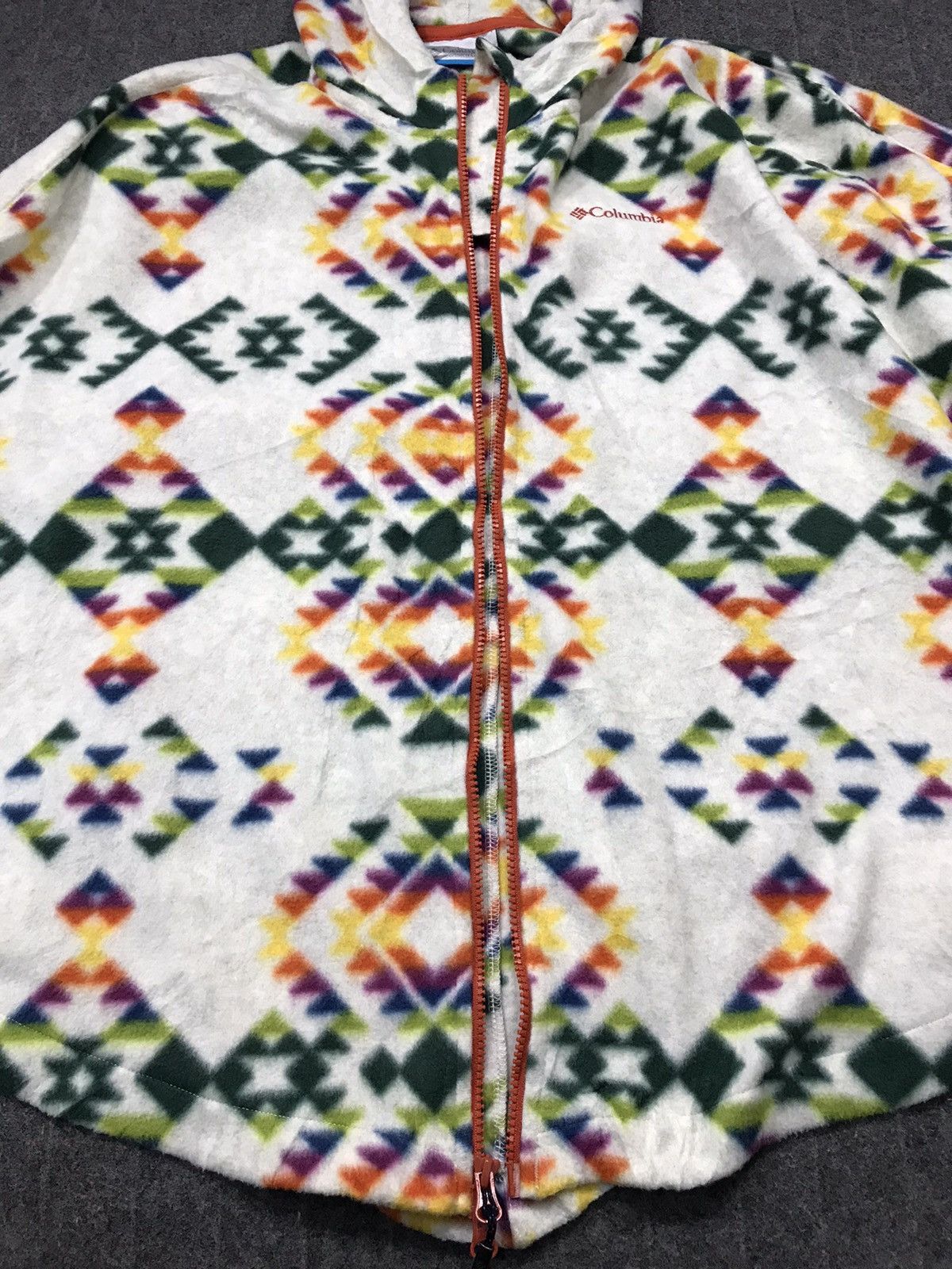 Columbia × Designer Columbia Cloaks Fleece Navajo Native Ponchos Hoodies Jacket Size US M / EU 48-50 / 2 - 5 Thumbnail