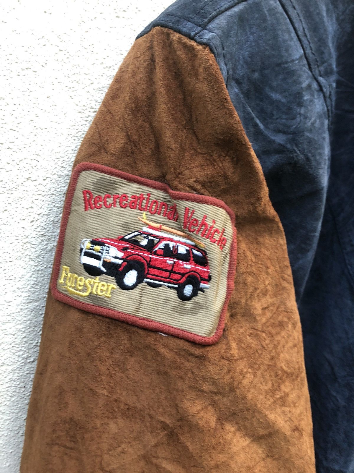 Vintage ❌DELETE ANYTIME 💥Varsity Nice 90’s Suede Jacket Patches L Size US M / EU 48-50 / 2 - 4 Thumbnail