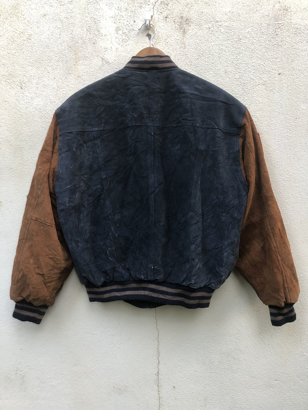 Vintage ❌DELETE ANYTIME 💥Varsity Nice 90’s Suede Jacket Patches L Size US M / EU 48-50 / 2 - 5 Thumbnail