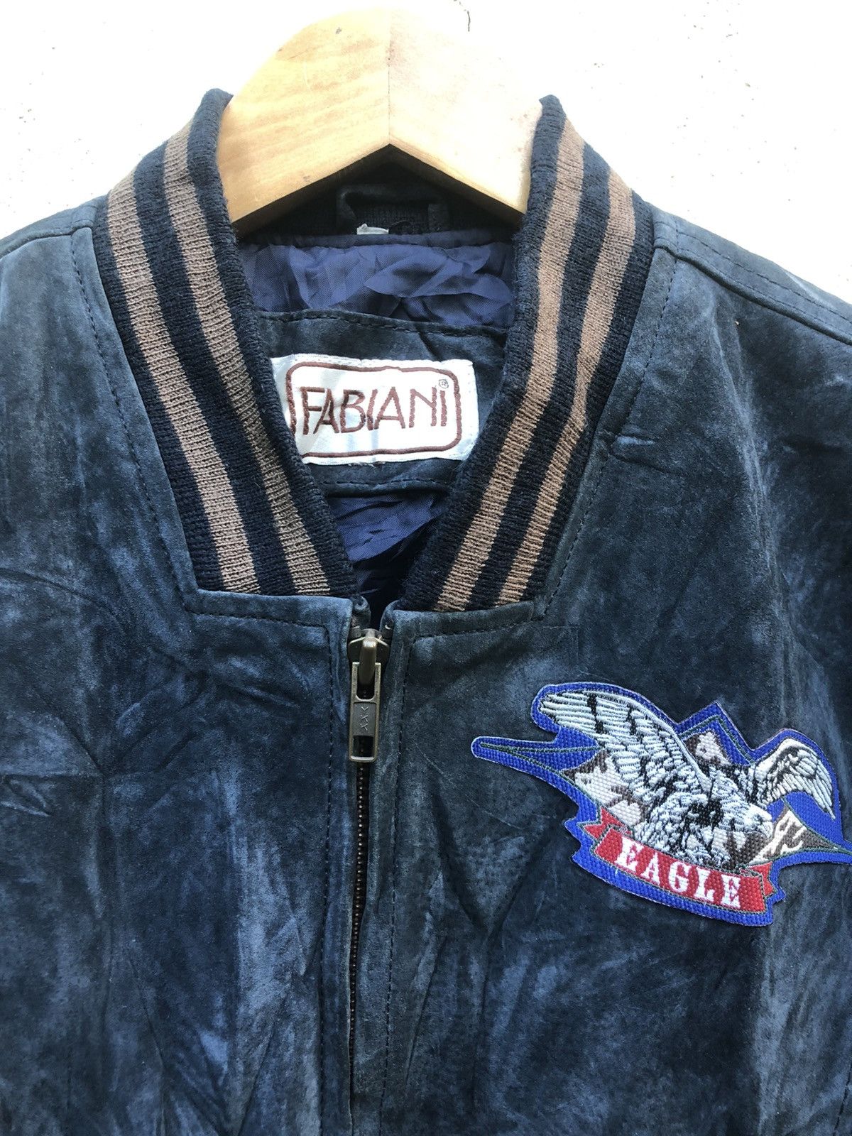 Vintage ❌DELETE ANYTIME 💥Varsity Nice 90’s Suede Jacket Patches L Size US M / EU 48-50 / 2 - 6 Thumbnail