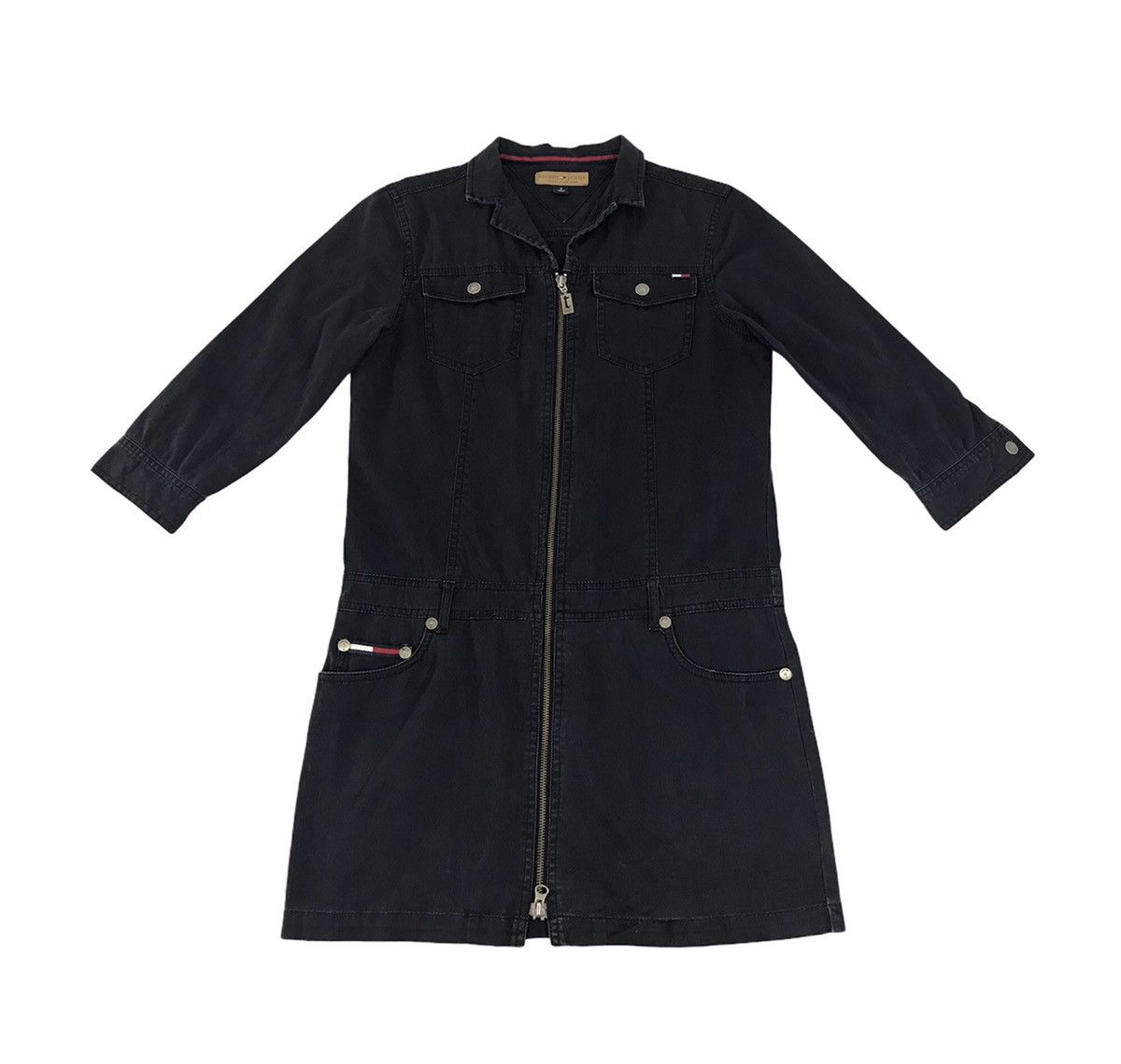 Tommy Hilfiger Vintage Tommy Hilfiger Jeans Parka Corduroy Jacket Fashion Size S / US 4 / IT 40 - 1 Thumbnail