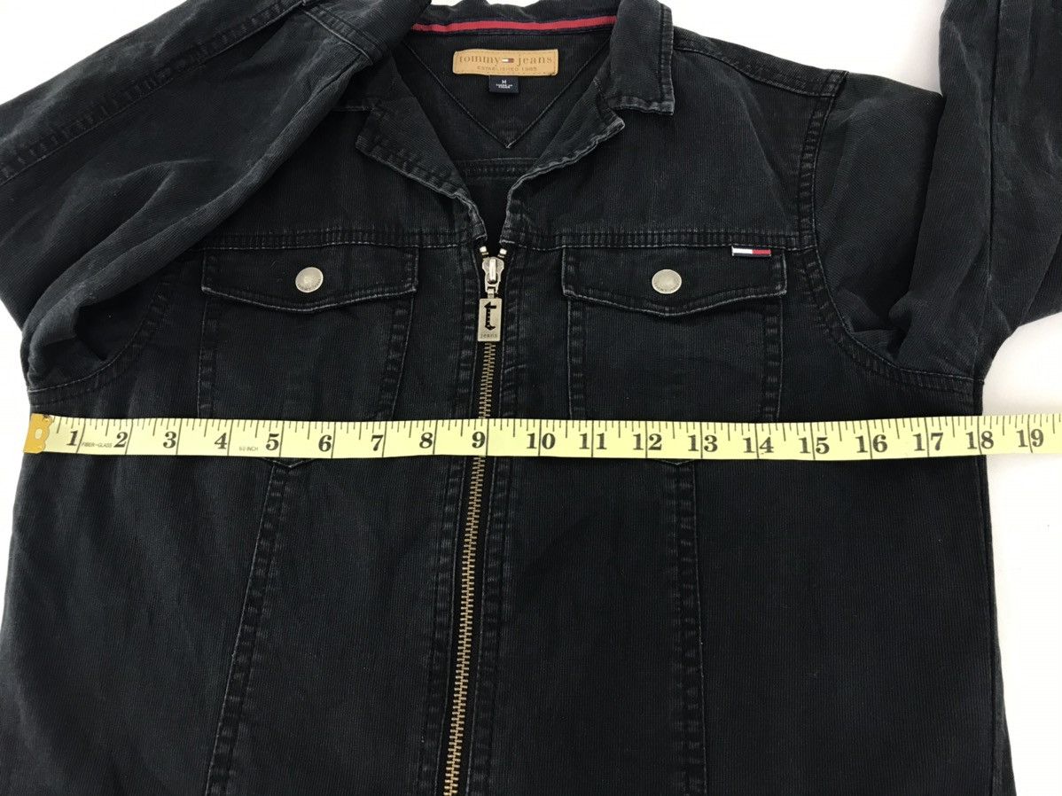 Tommy Hilfiger Vintage Tommy Hilfiger Jeans Parka Corduroy Jacket Fashion Size S / US 4 / IT 40 - 10 Thumbnail