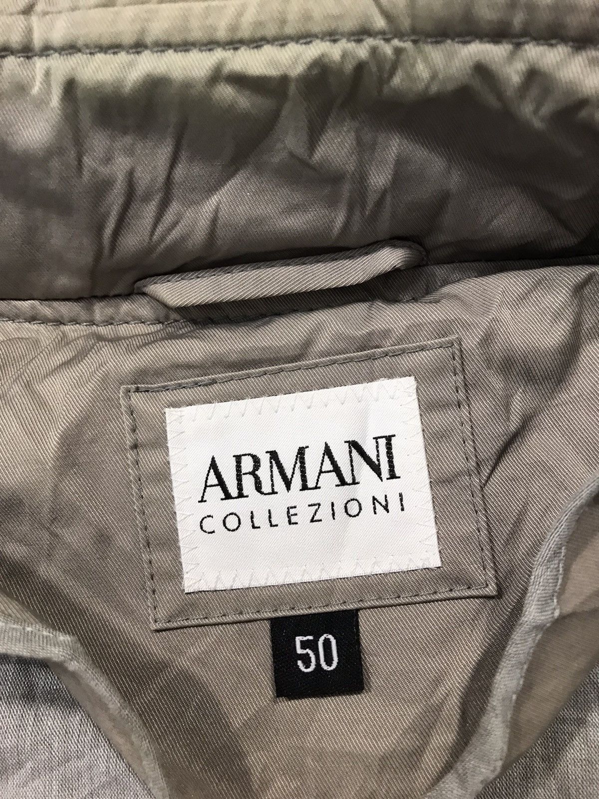 Armani Exchange × Vintage Armani Exchange Collezioni Trench Coat Button K2246j Size US M / EU 48-50 / 2 - 7 Thumbnail