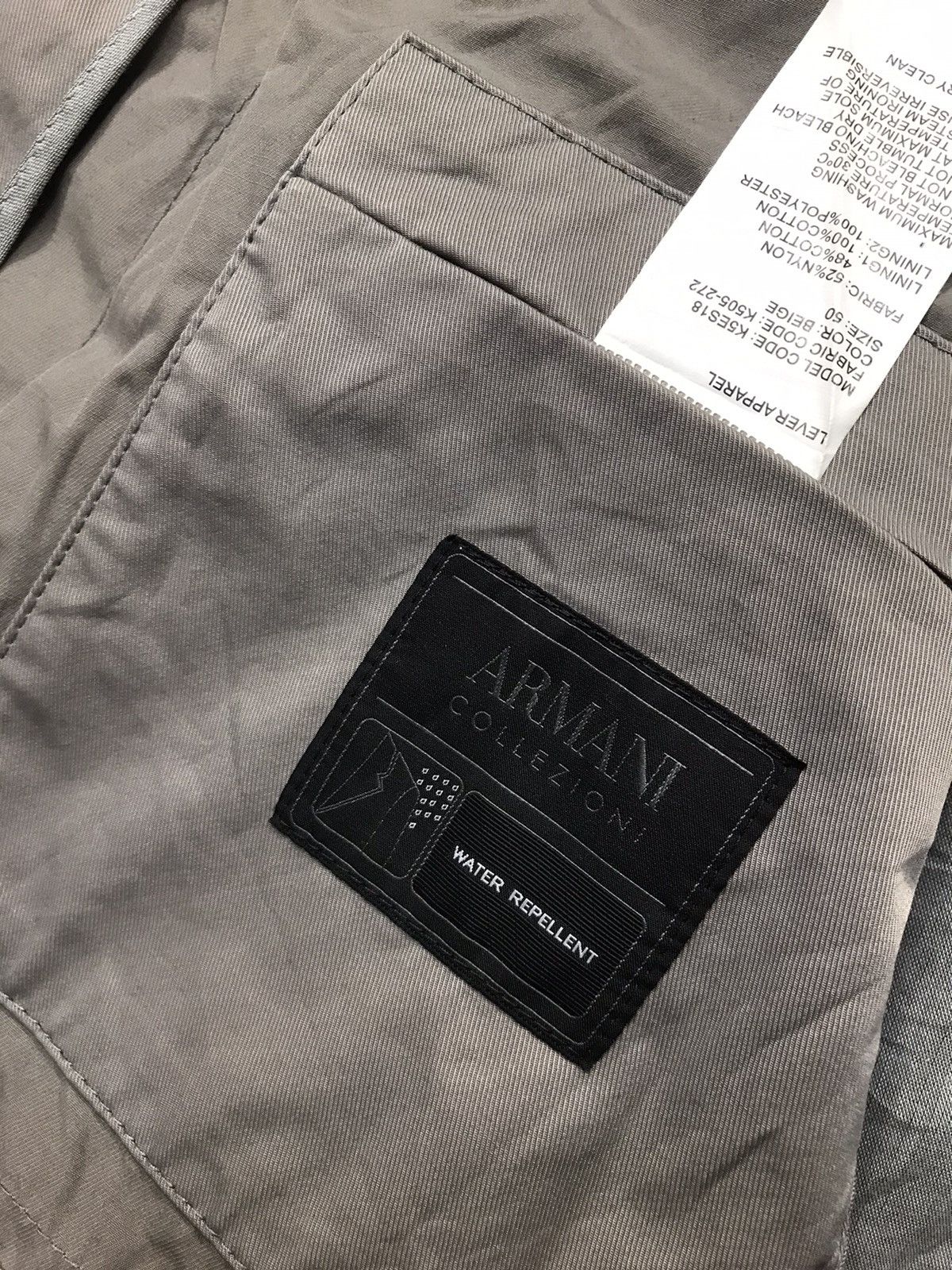 Armani Exchange × Vintage Armani Exchange Collezioni Trench Coat Button K2246j Size US M / EU 48-50 / 2 - 8 Thumbnail