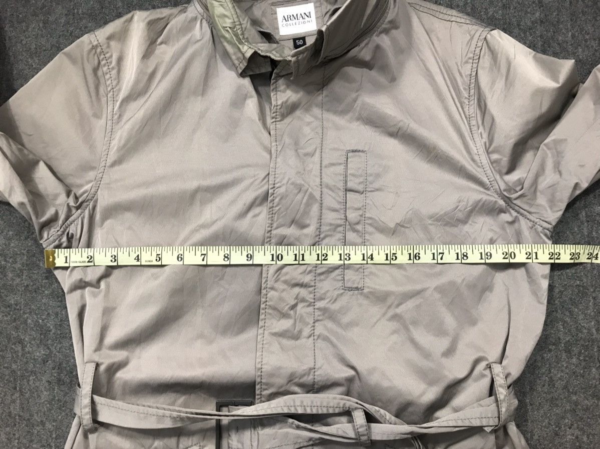 Armani Exchange × Vintage Armani Exchange Collezioni Trench Coat Button K2246j Size US M / EU 48-50 / 2 - 10 Thumbnail