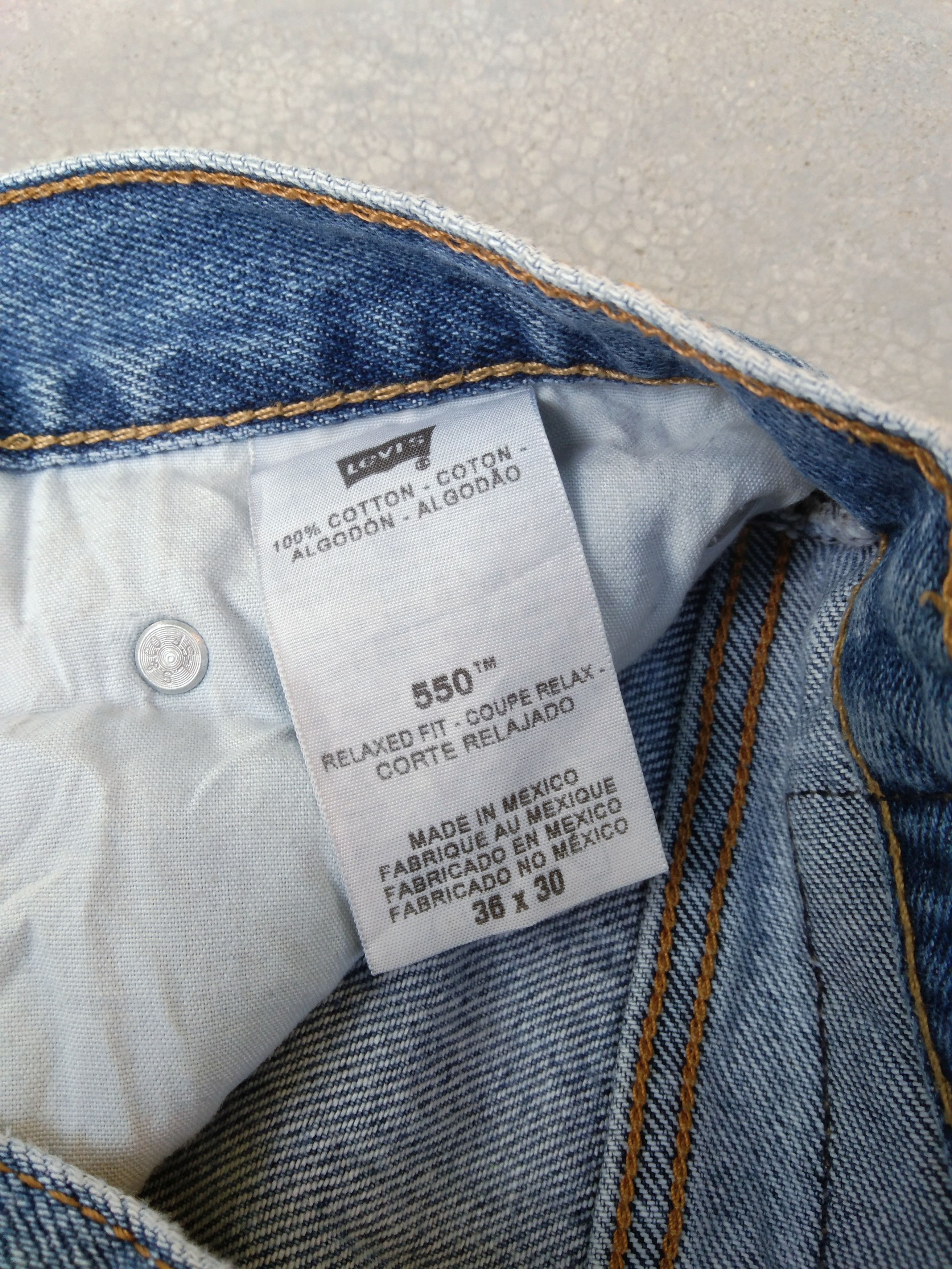 Levi's Vintage Levi's Jeans 550 Relaxed 36x30 Size US 36 / EU 52 - 7 Thumbnail