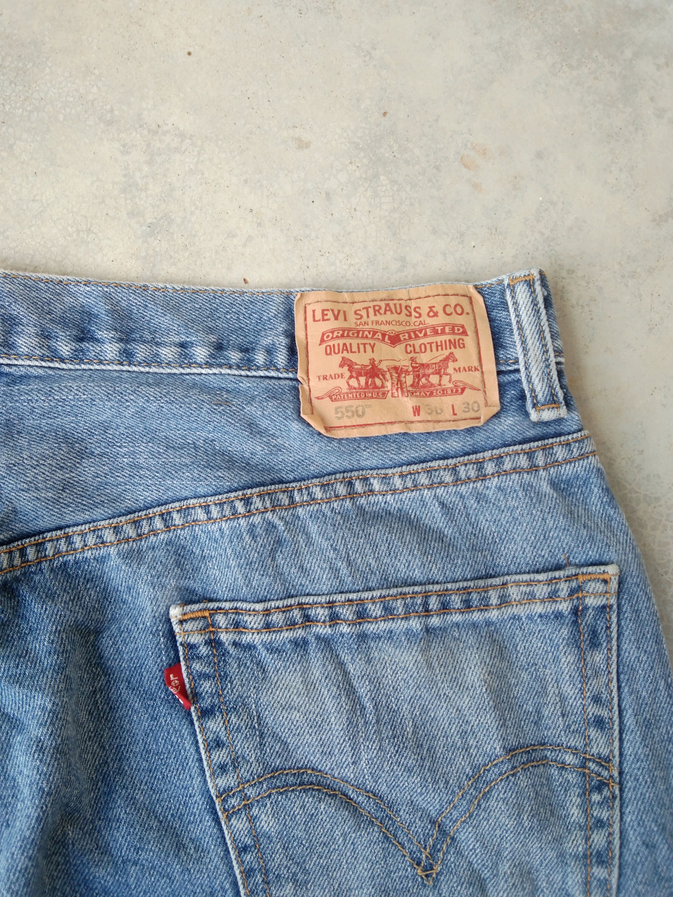 Levi's Vintage Levi's Jeans 550 Relaxed 36x30 Size US 36 / EU 52 - 3 Thumbnail