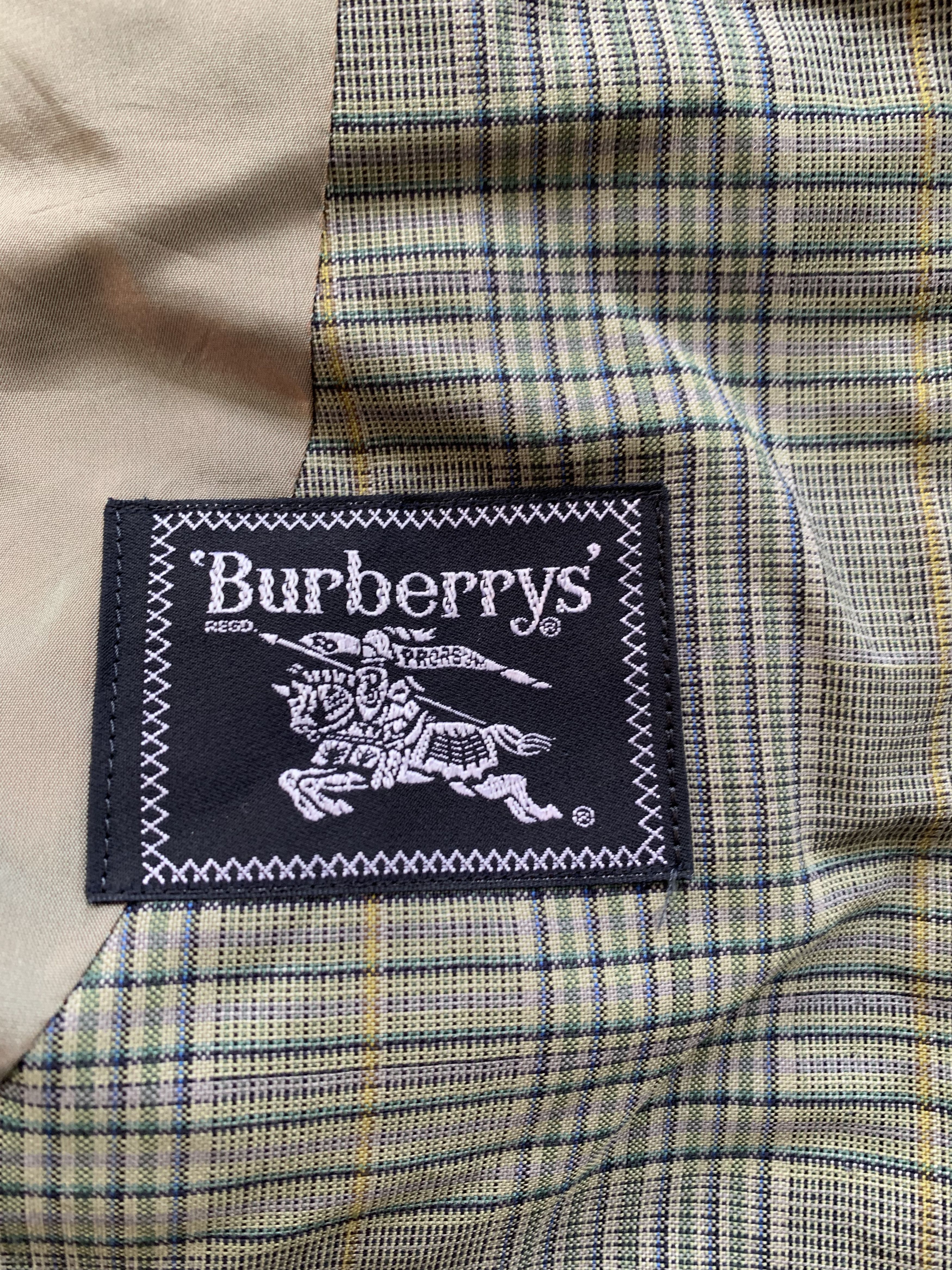 Burberry × Designer × Vintage Vintage Burberrys Blazer Size 42R - 9 Thumbnail