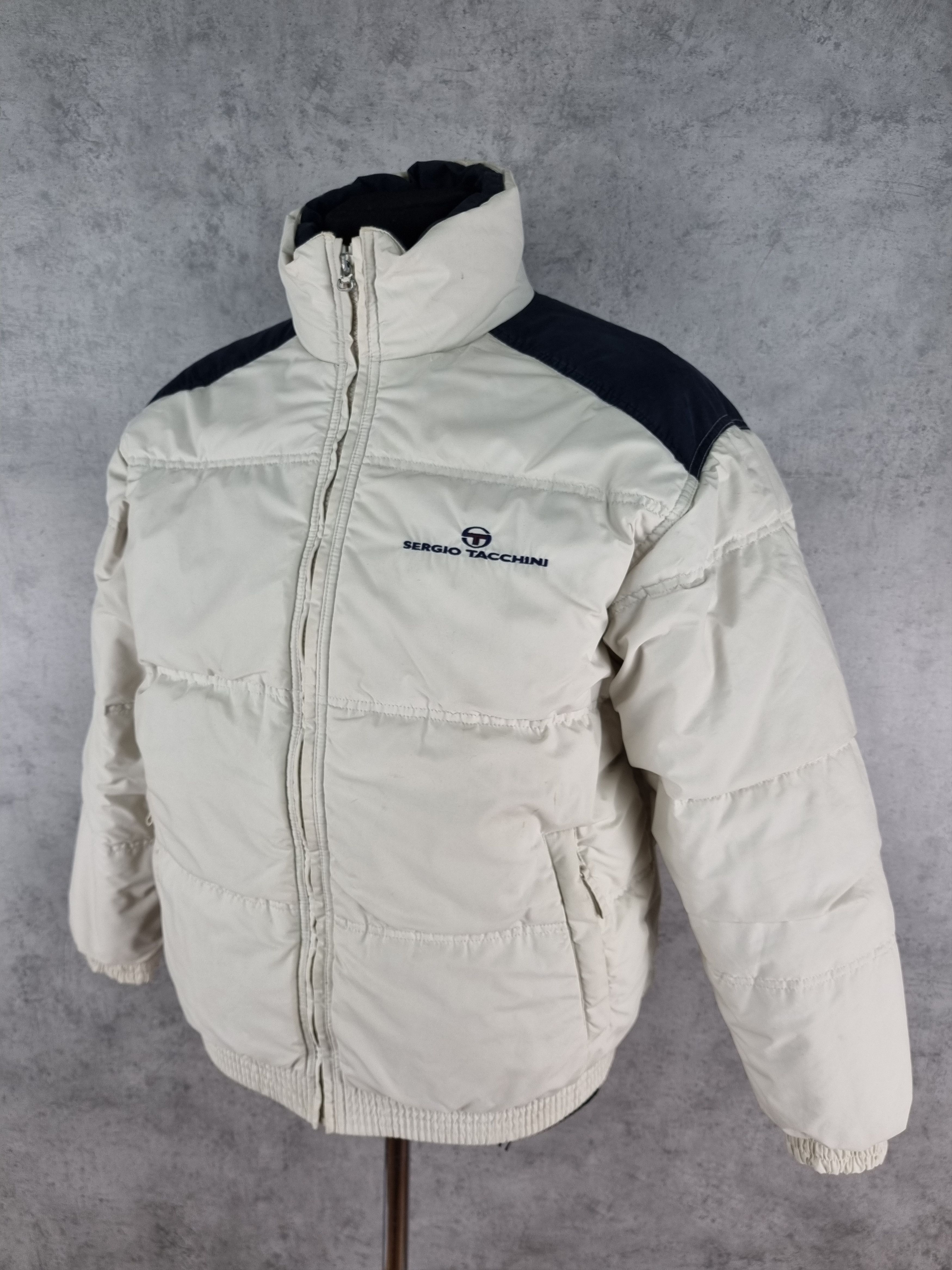 Sergio Tacchini × Vintage 90s Sergio Tacchini Down Jacket Embroidered Logo Vintage Size US M / EU 48-50 / 2 - 5 Thumbnail