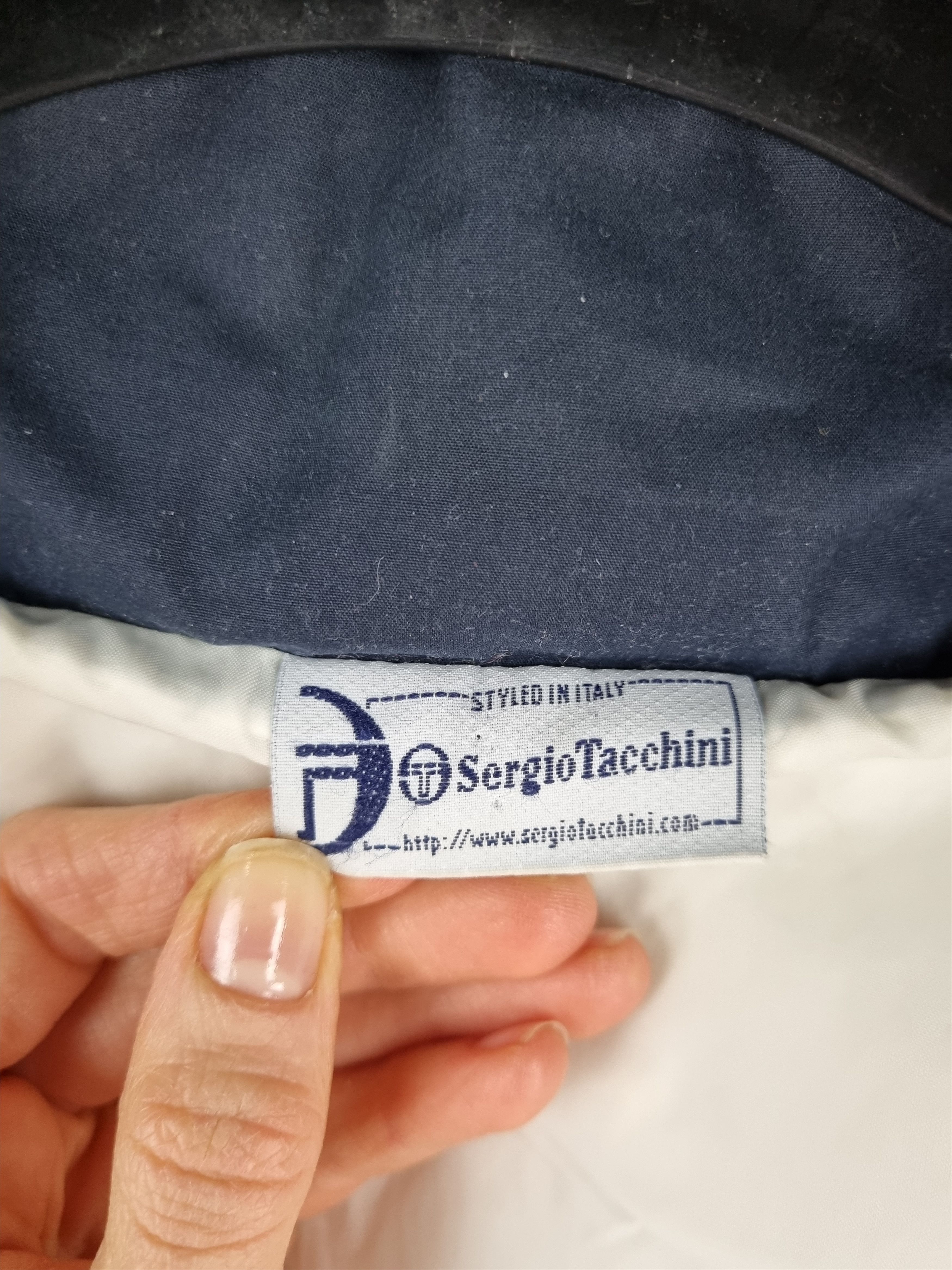 Sergio Tacchini × Vintage 90s Sergio Tacchini Down Jacket Embroidered Logo Vintage Size US M / EU 48-50 / 2 - 11 Thumbnail