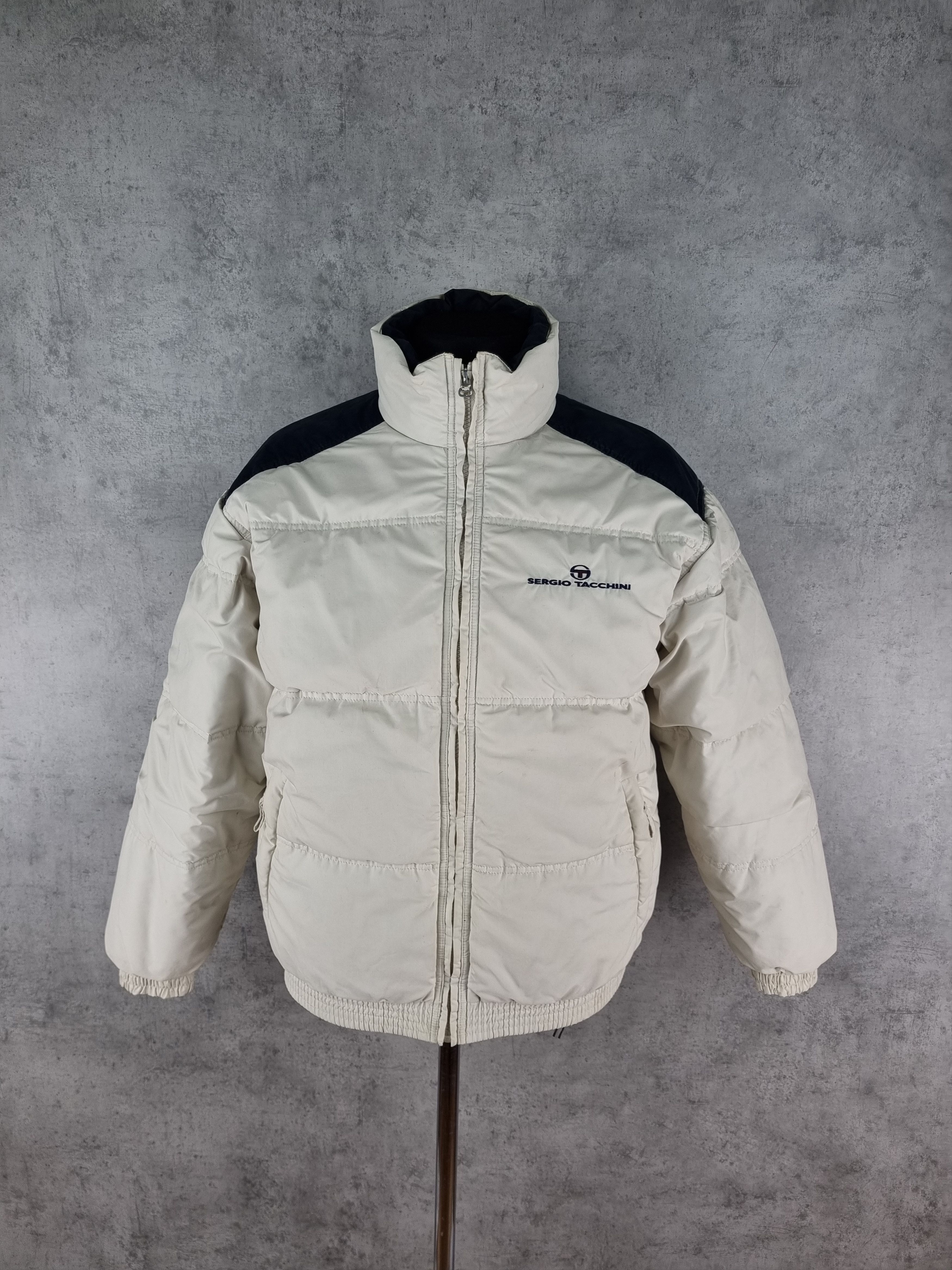 Sergio Tacchini × Vintage 90s Sergio Tacchini Down Jacket Embroidered Logo Vintage Size US M / EU 48-50 / 2 - 4 Thumbnail