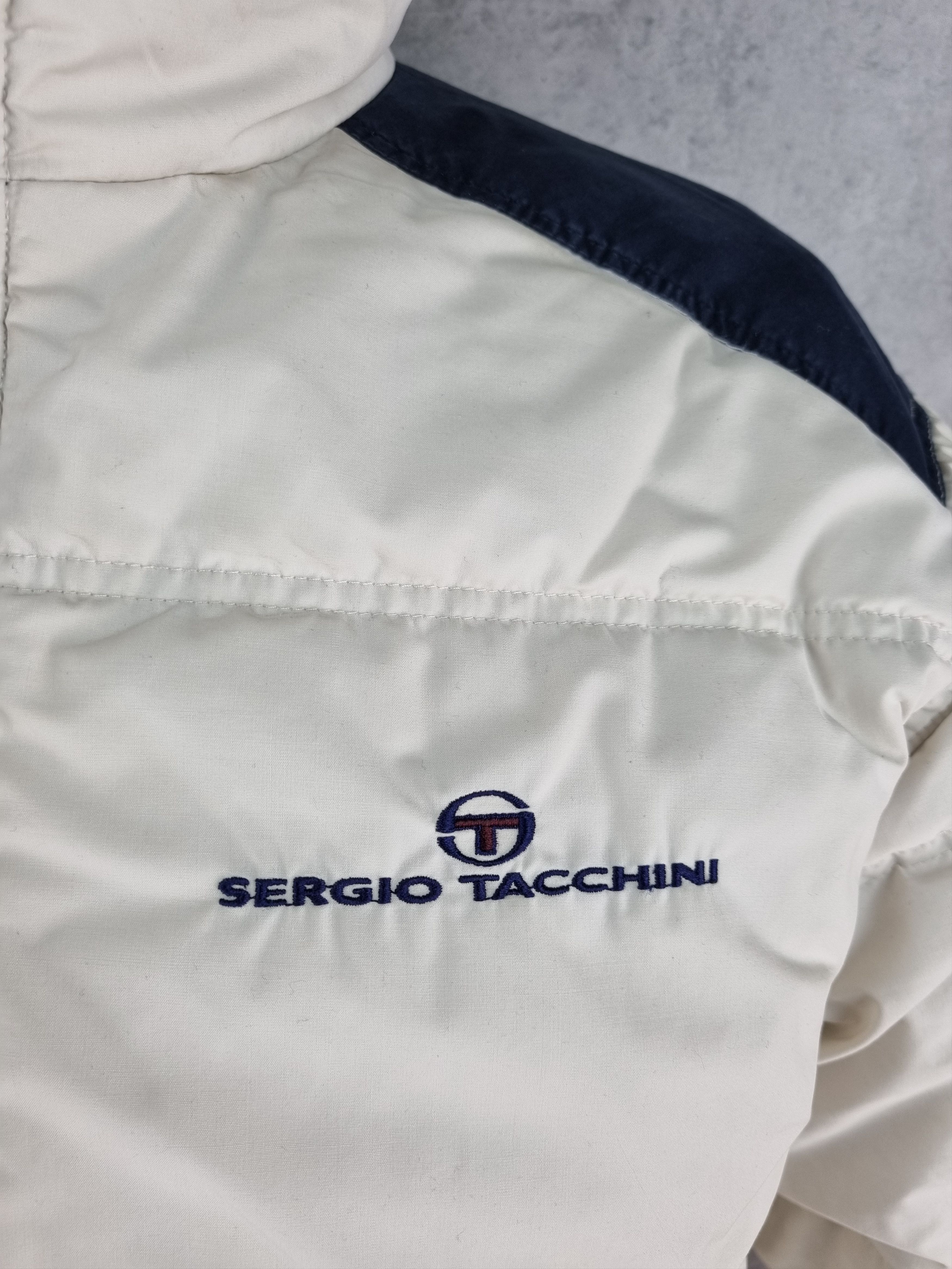Sergio Tacchini × Vintage 90s Sergio Tacchini Down Jacket Embroidered Logo Vintage Size US M / EU 48-50 / 2 - 7 Thumbnail