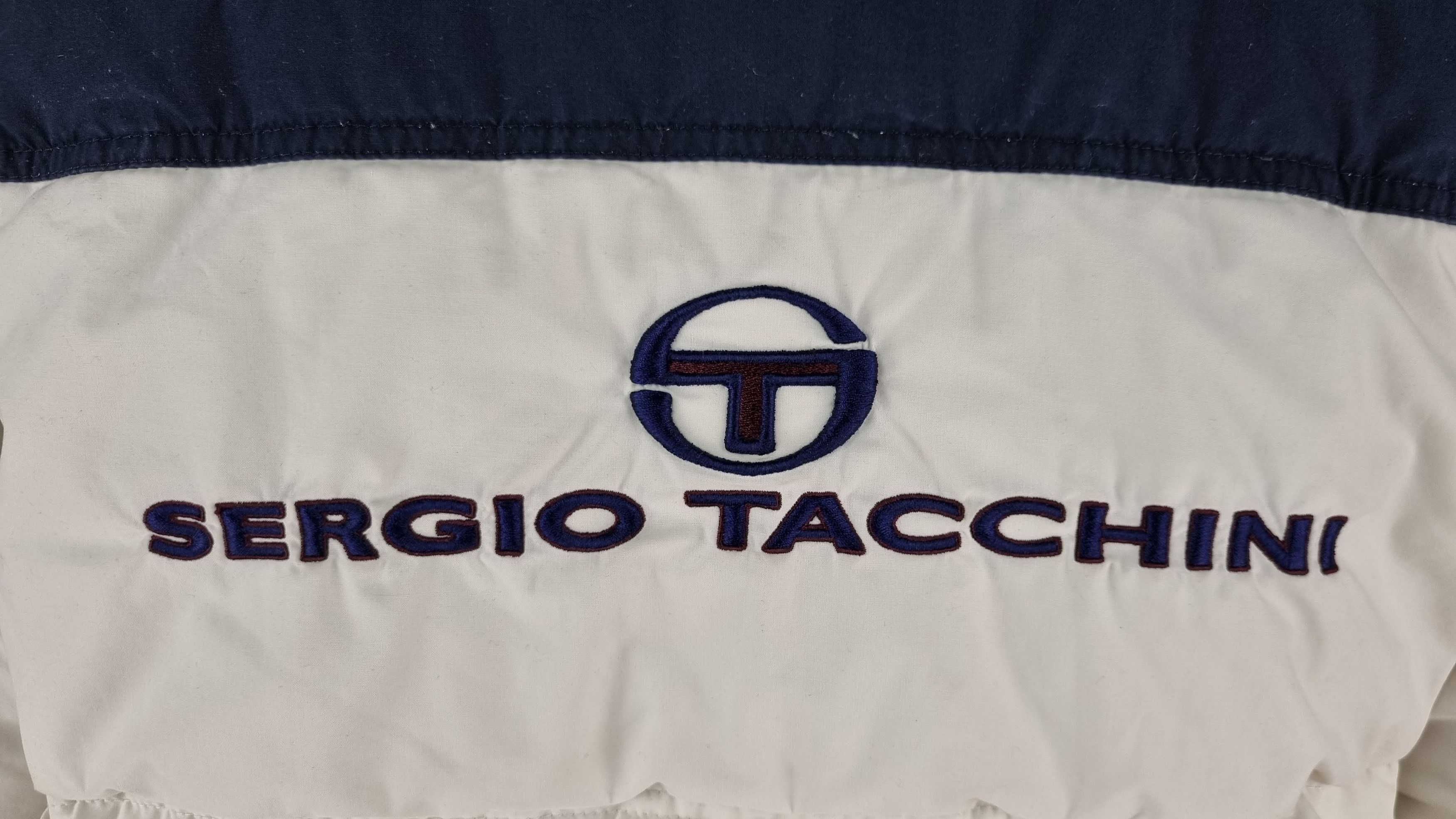 Sergio Tacchini × Vintage 90s Sergio Tacchini Down Jacket Embroidered Logo Vintage Size US M / EU 48-50 / 2 - 8 Thumbnail