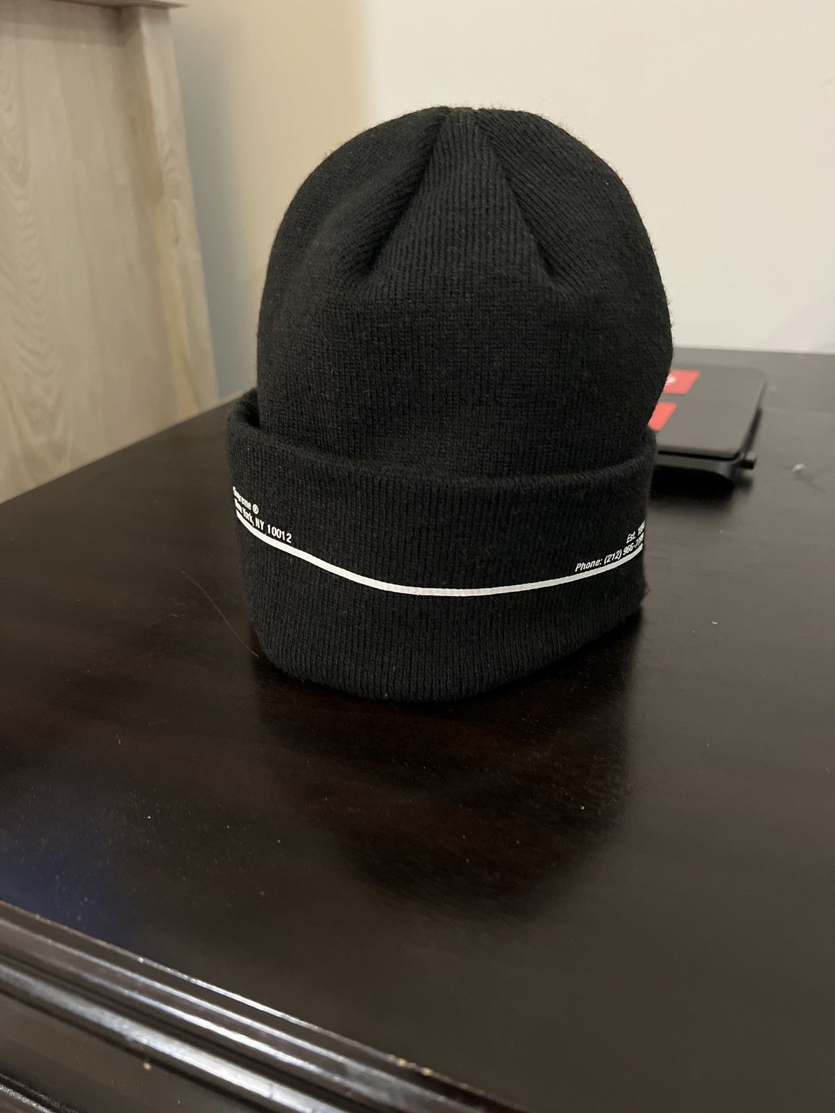 Supreme Supreme New Era Shop Beanie Size ONE SIZE - 4 Thumbnail