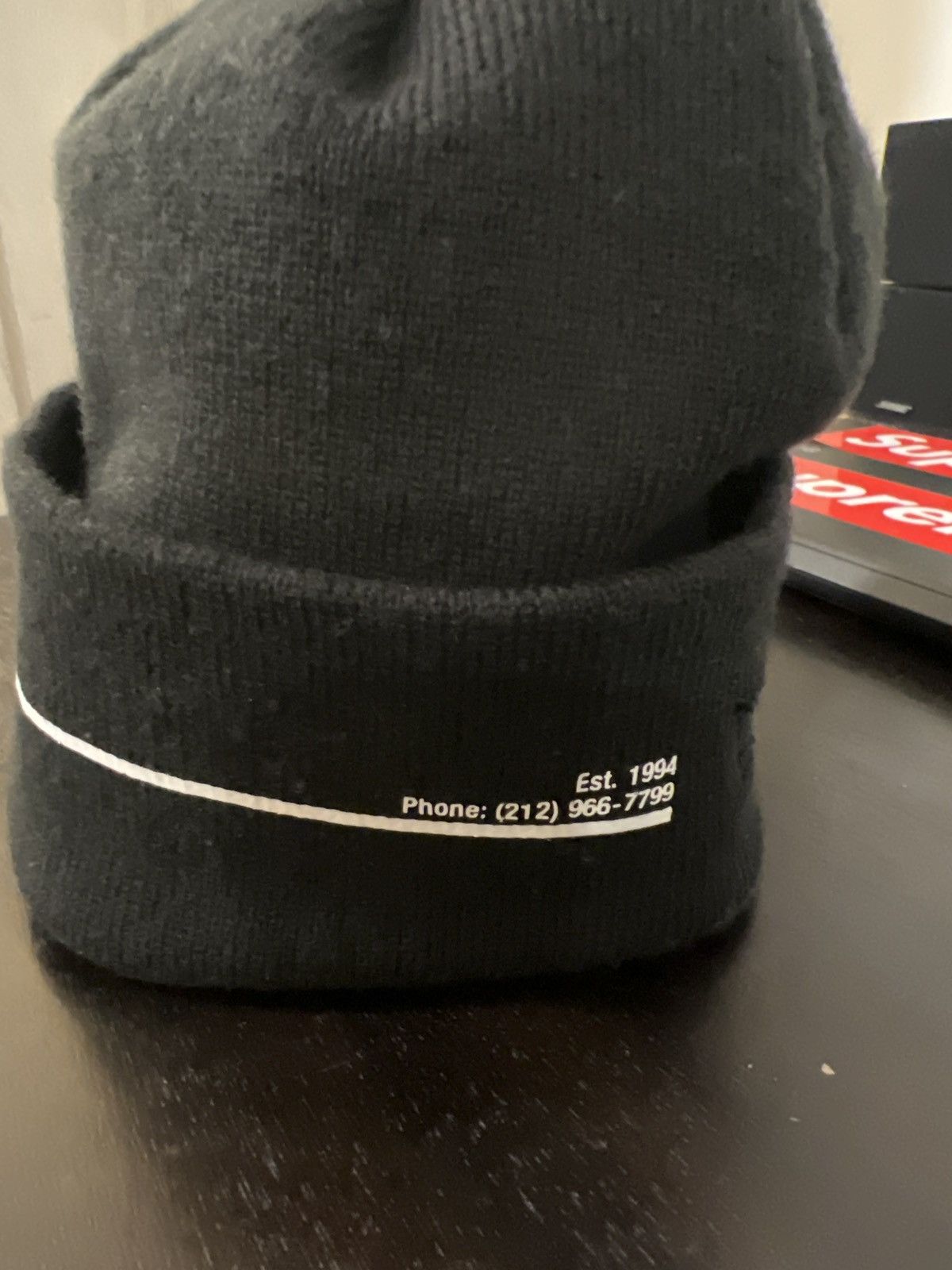 Supreme Supreme New Era Shop Beanie Size ONE SIZE - 3 Thumbnail