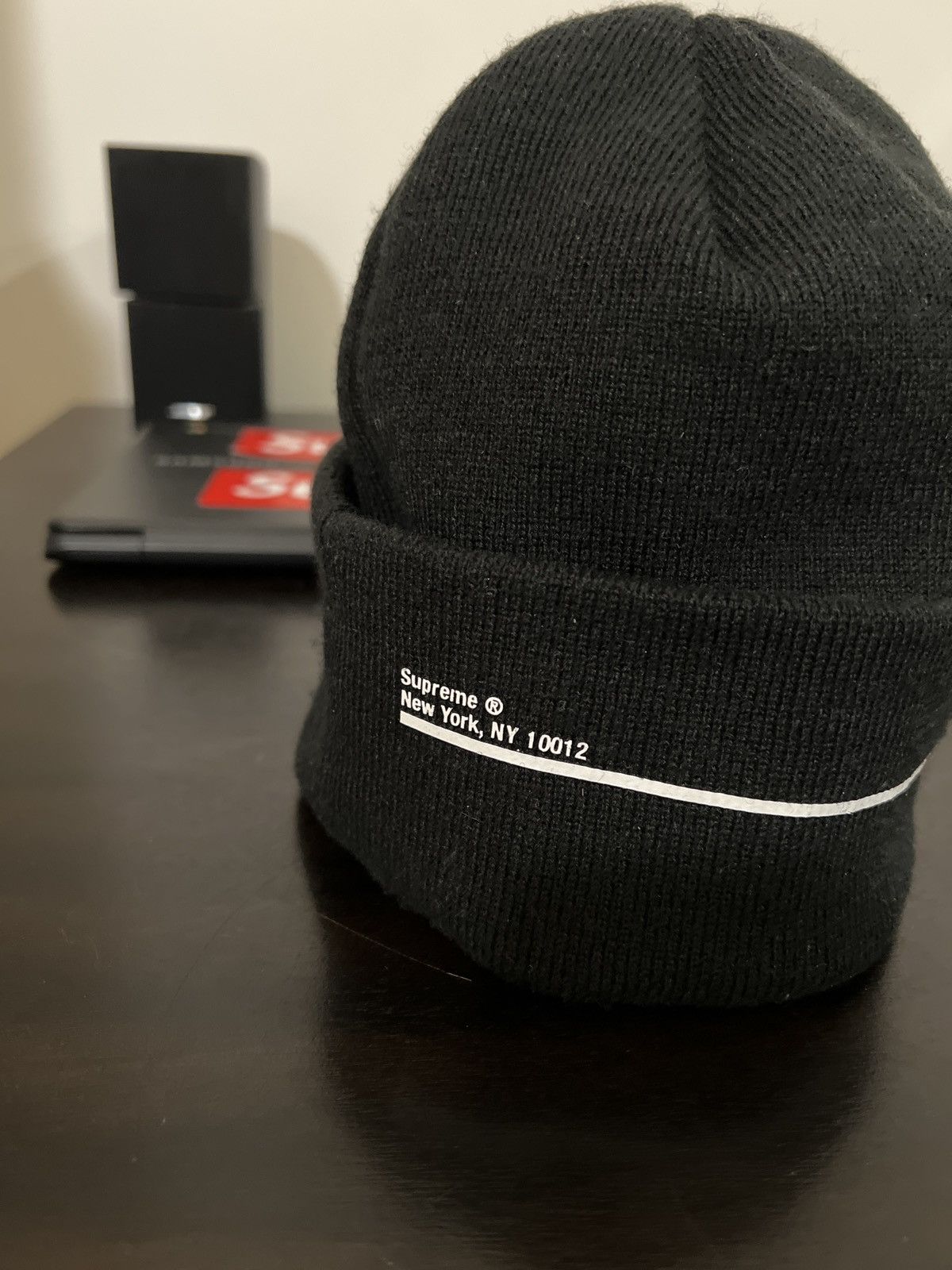 Supreme Supreme New Era Shop Beanie Size ONE SIZE - 2 Thumbnail