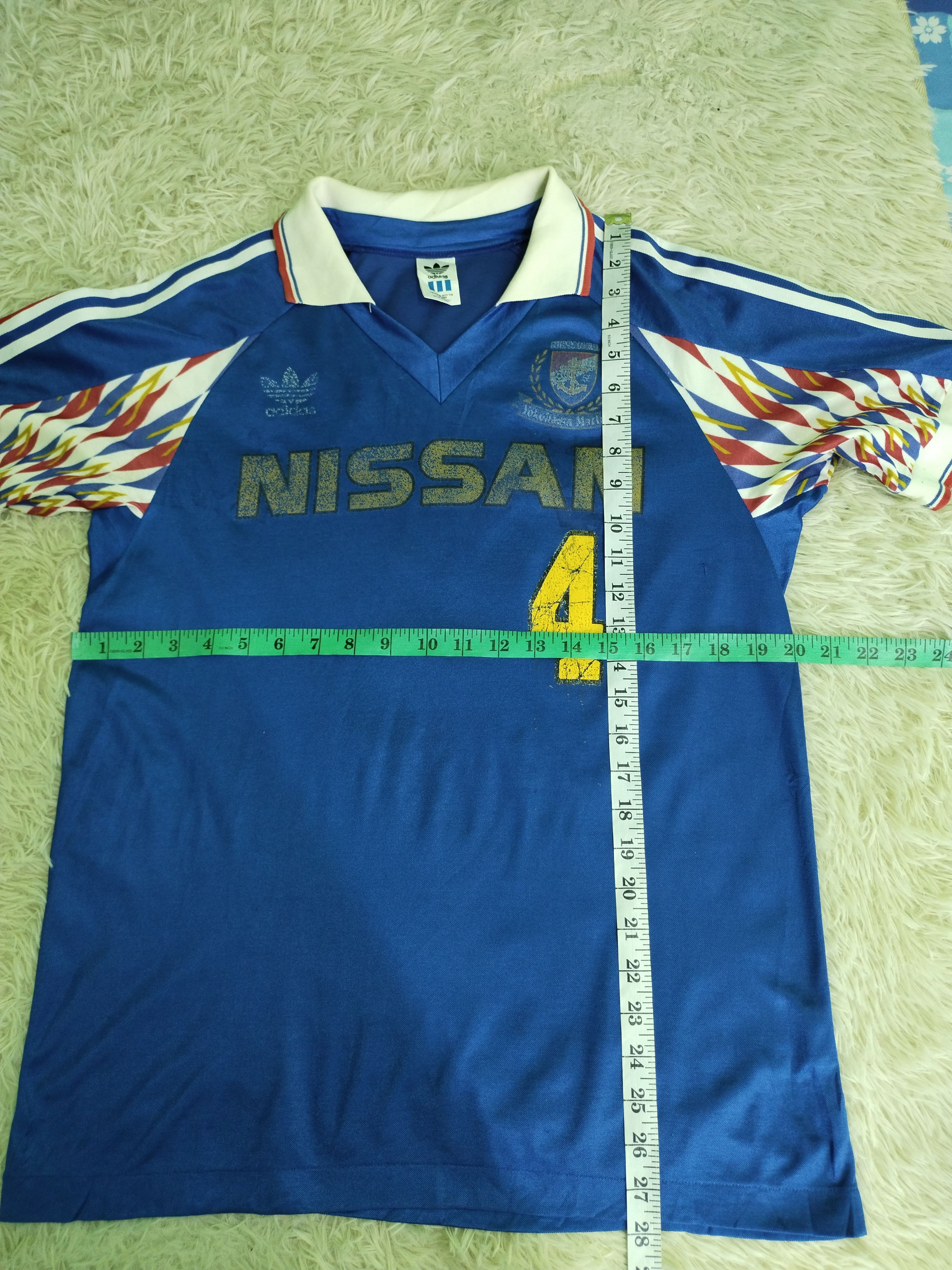 Japanese Brand VINTAGE NO 4 ADIDAS JERSEY NISSAN FC YOKOHAMA MARLOUS Size US M / EU 48-50 / 2 - 14 Thumbnail