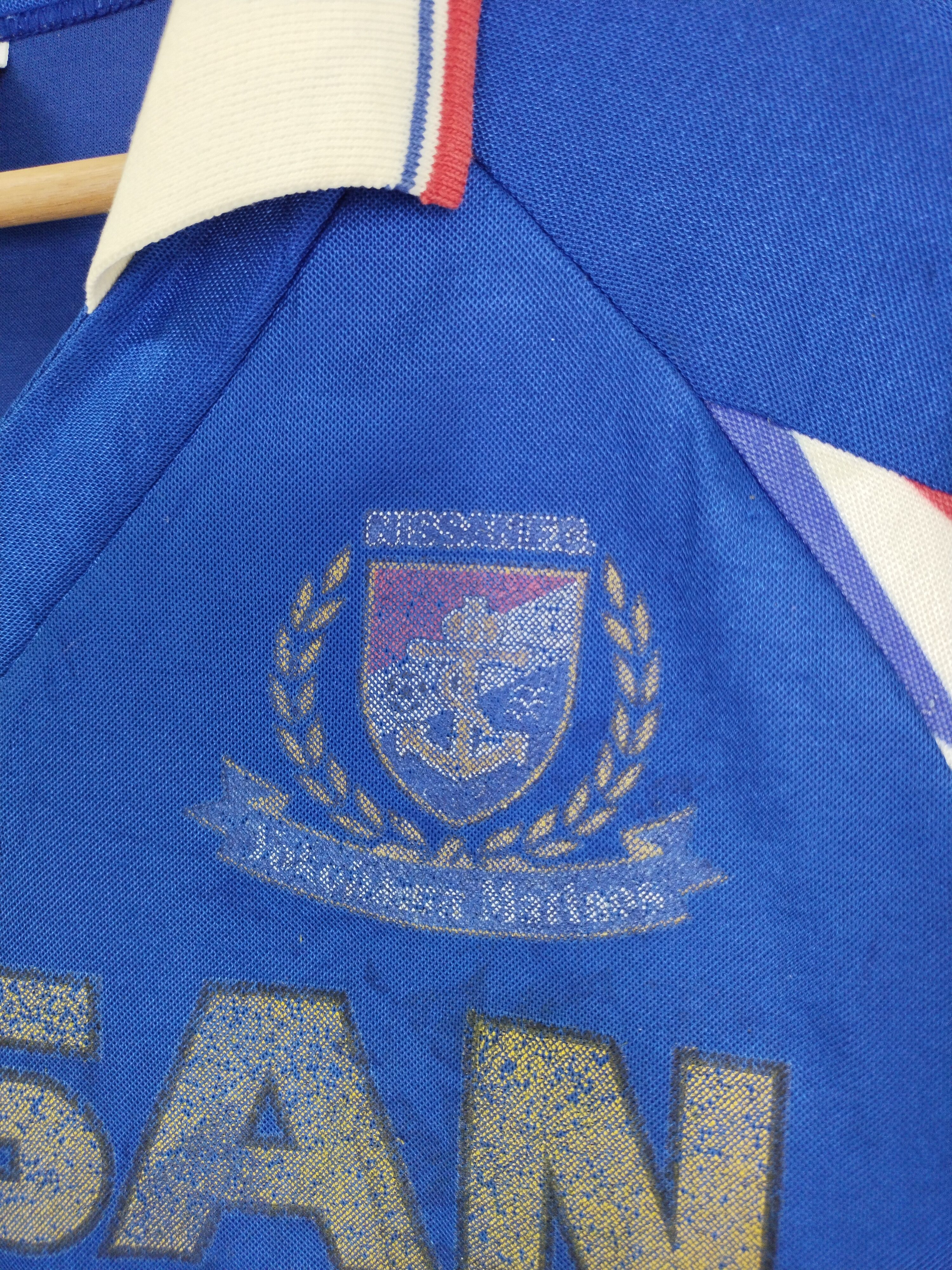 Japanese Brand VINTAGE NO 4 ADIDAS JERSEY NISSAN FC YOKOHAMA MARLOUS Size US M / EU 48-50 / 2 - 6 Thumbnail