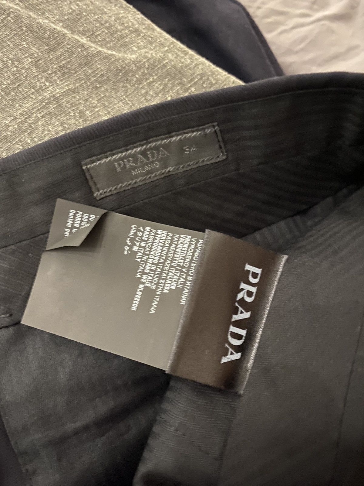 Prada Prada Wool Cropped Trousers Size US 38 / EU 54 - 4 Thumbnail