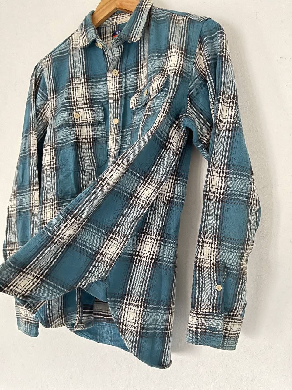 Denime DENIME Thick Cotton Double Pocket Checkered Shirt Size US M / EU 48-50 / 2 - 4 Thumbnail