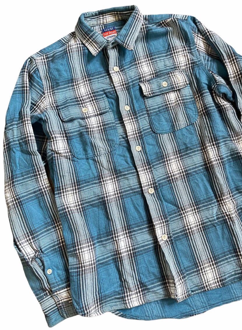 Denime DENIME Thick Cotton Double Pocket Checkered Shirt Size US M / EU 48-50 / 2 - 7 Thumbnail