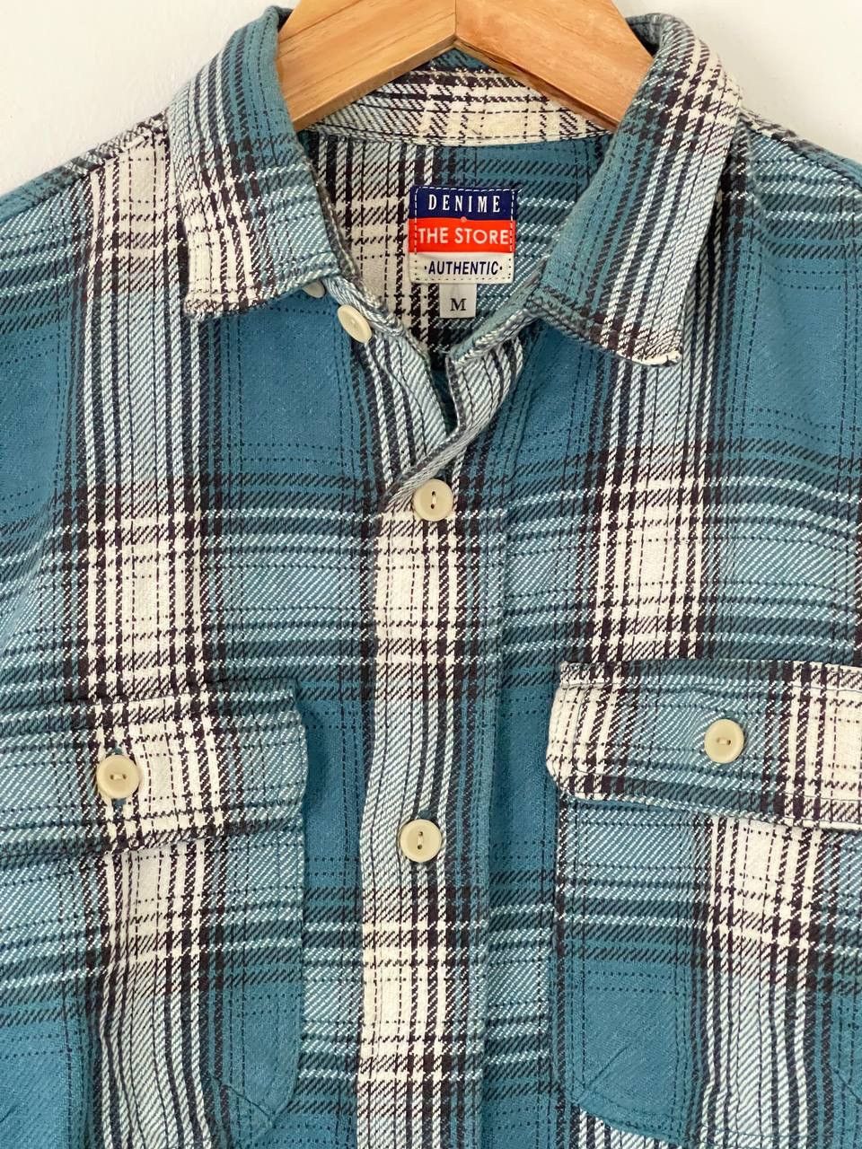 Denime DENIME Thick Cotton Double Pocket Checkered Shirt Size US M / EU 48-50 / 2 - 5 Thumbnail