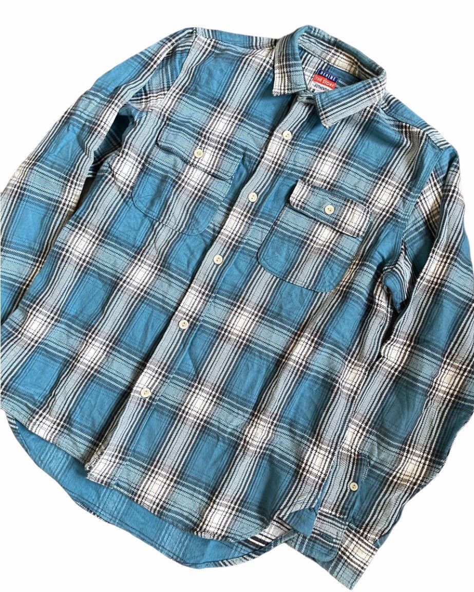 Denime DENIME Thick Cotton Double Pocket Checkered Shirt Size US M / EU 48-50 / 2 - 6 Thumbnail