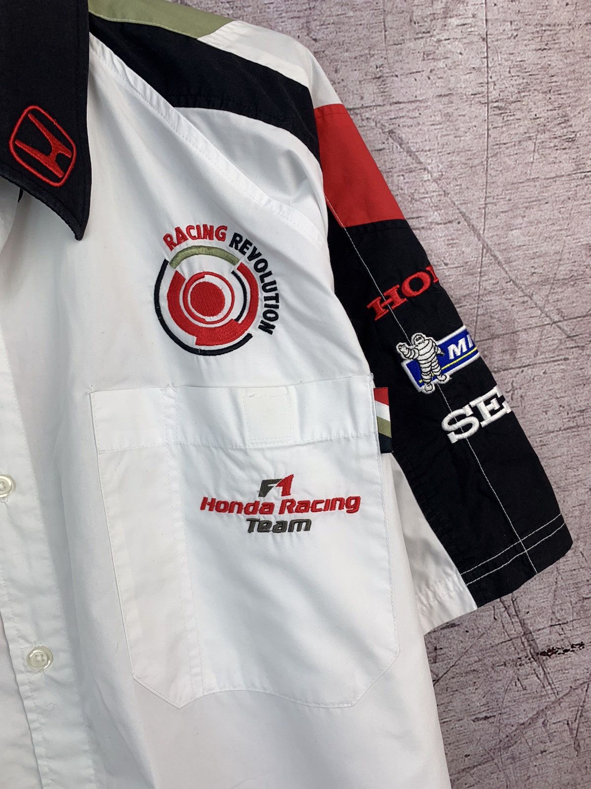 Honda × Vintage Vintage Honda Racing F1 Team Shirt Size US L / EU 52-54 / 3 - 4 Thumbnail