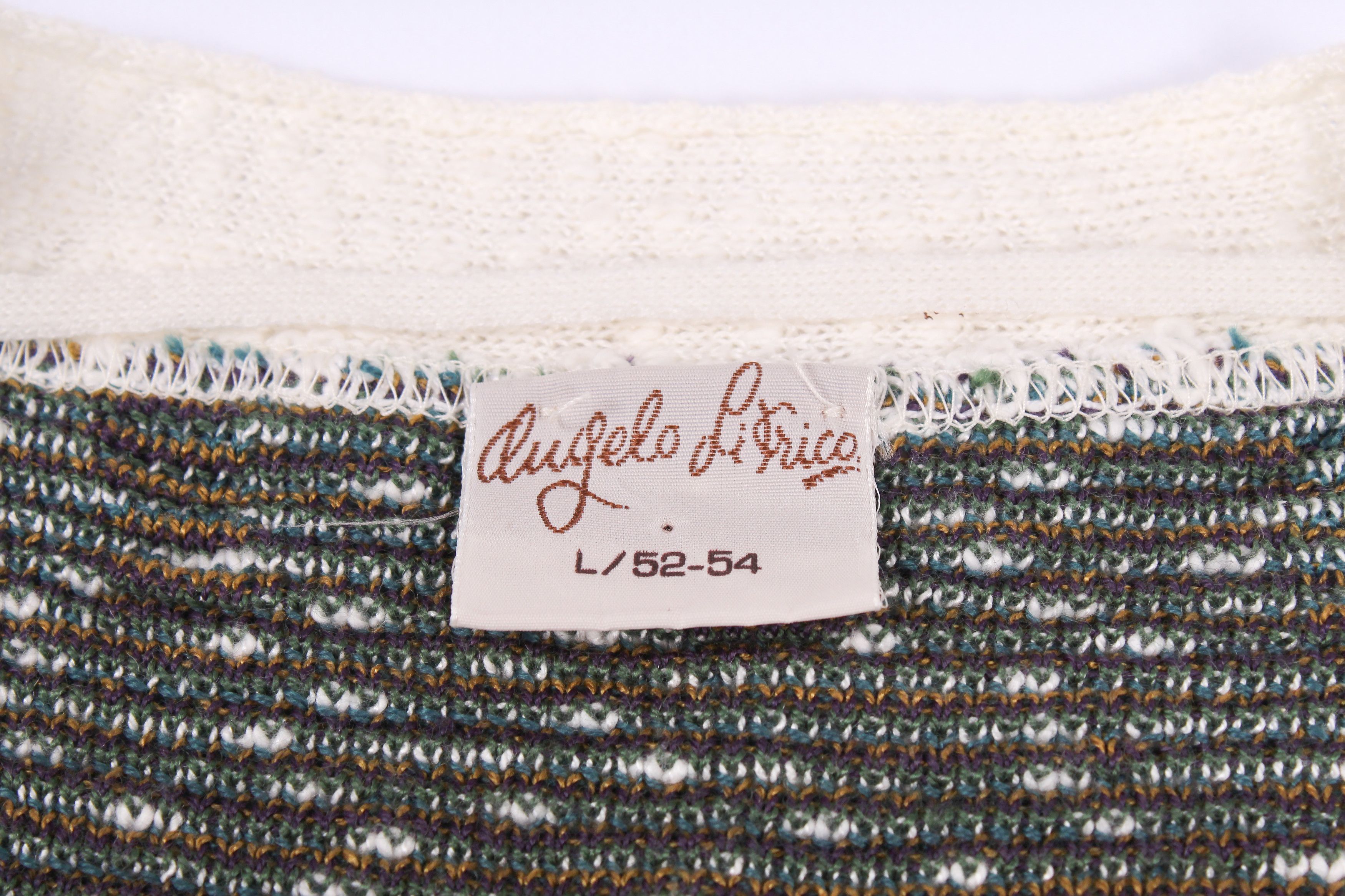 Angelo Litrico Angelo Litrico 90s Coloured Cable Knit Sweater Vintage Size US L / EU 52-54 / 3 - 4 Thumbnail