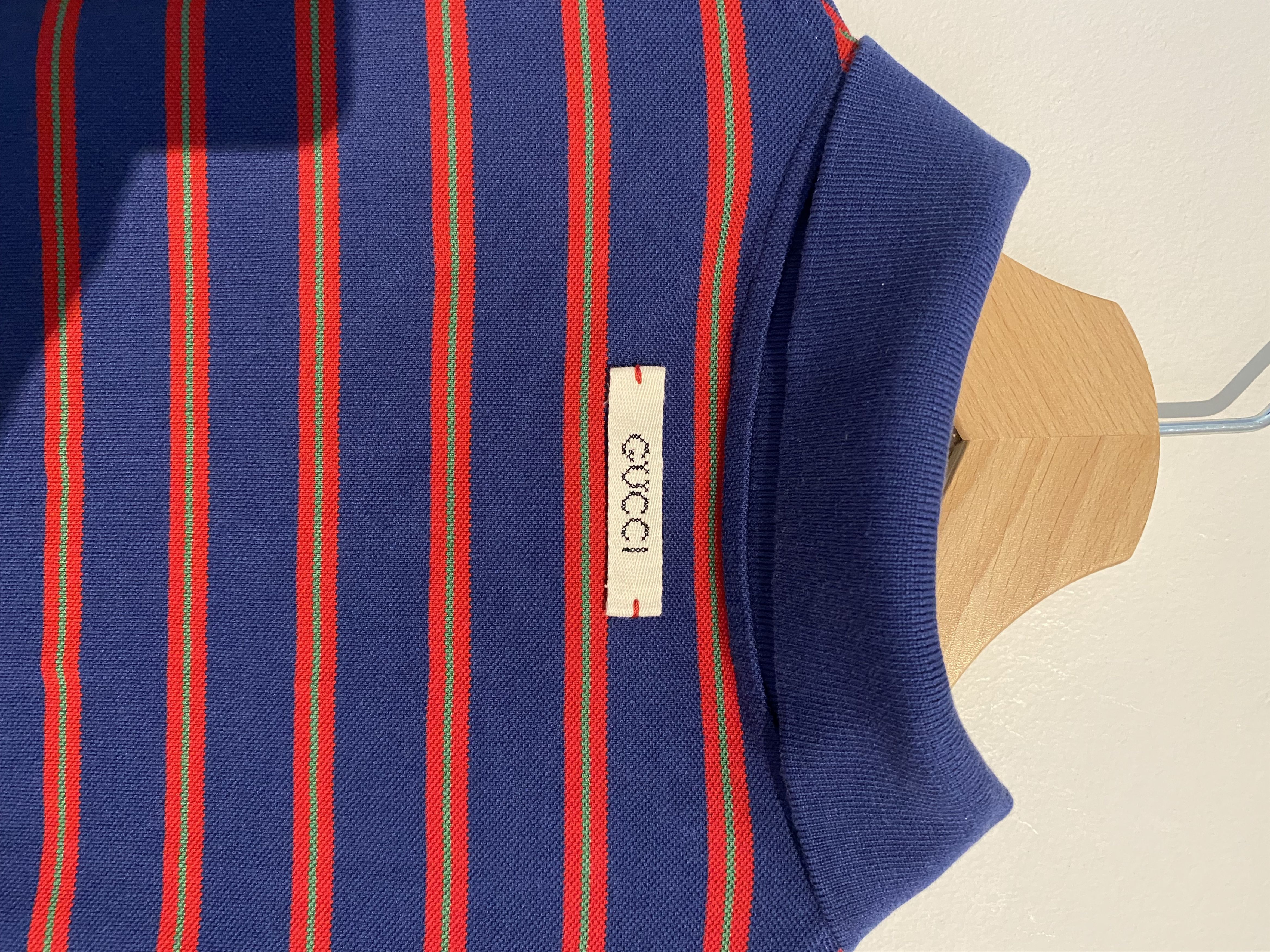 Gucci Gucci Striped Cotton Polo Size US XL / EU 56 / 4 - 2 Thumbnail