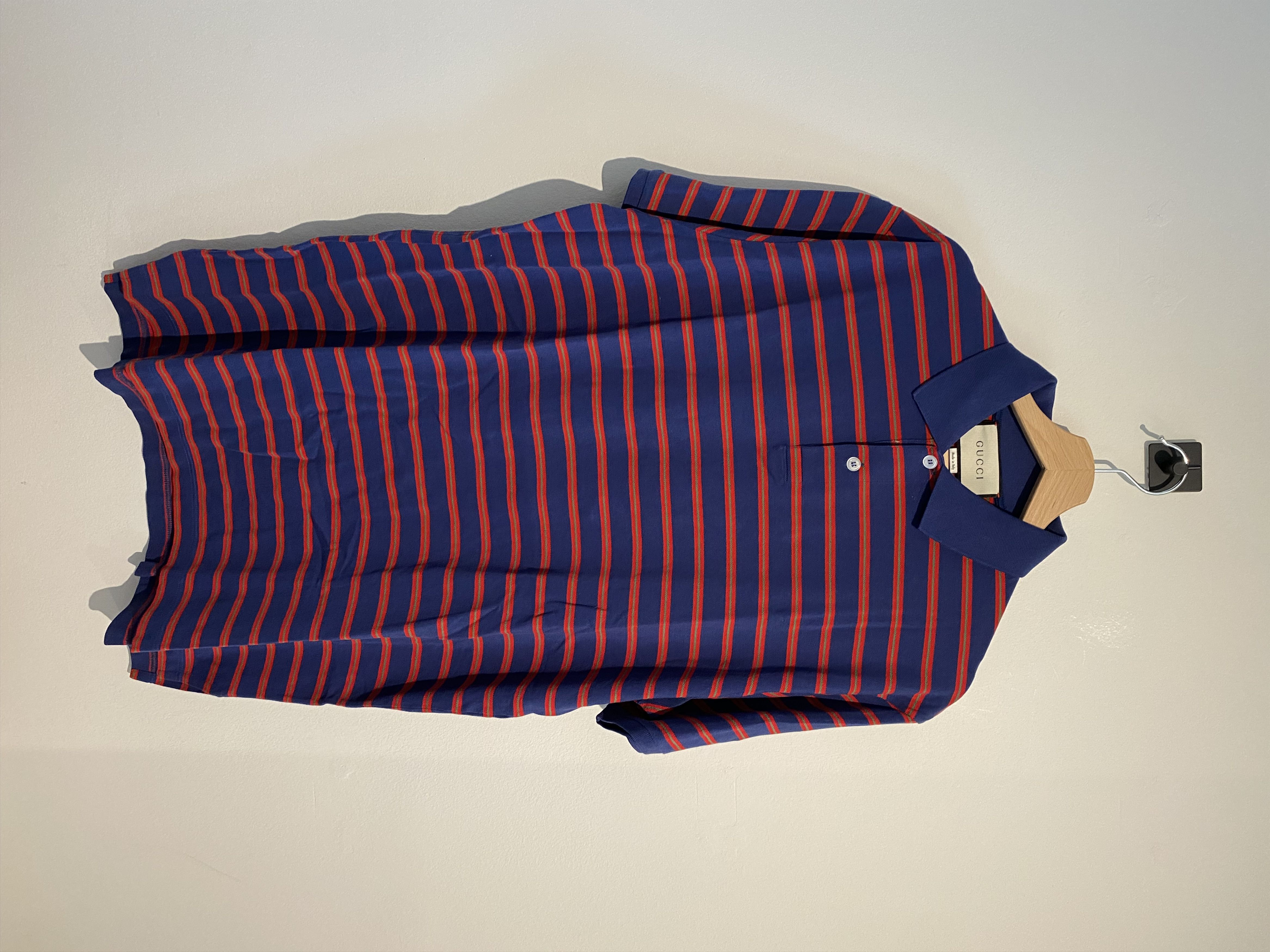 Gucci Gucci Striped Cotton Polo Size US XL / EU 56 / 4 - 1 Thumbnail