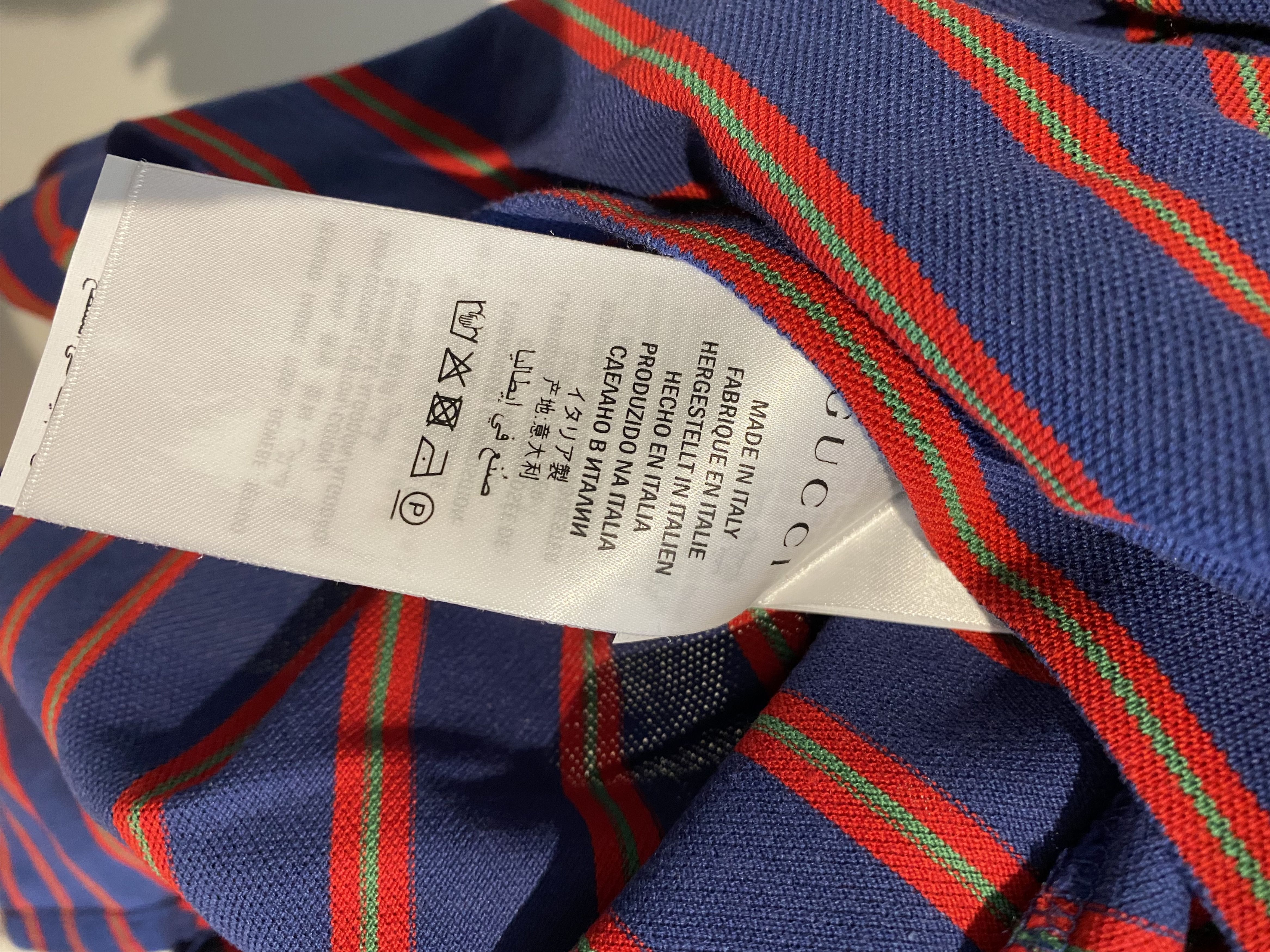 Gucci Gucci Striped Cotton Polo Size US XL / EU 56 / 4 - 4 Thumbnail