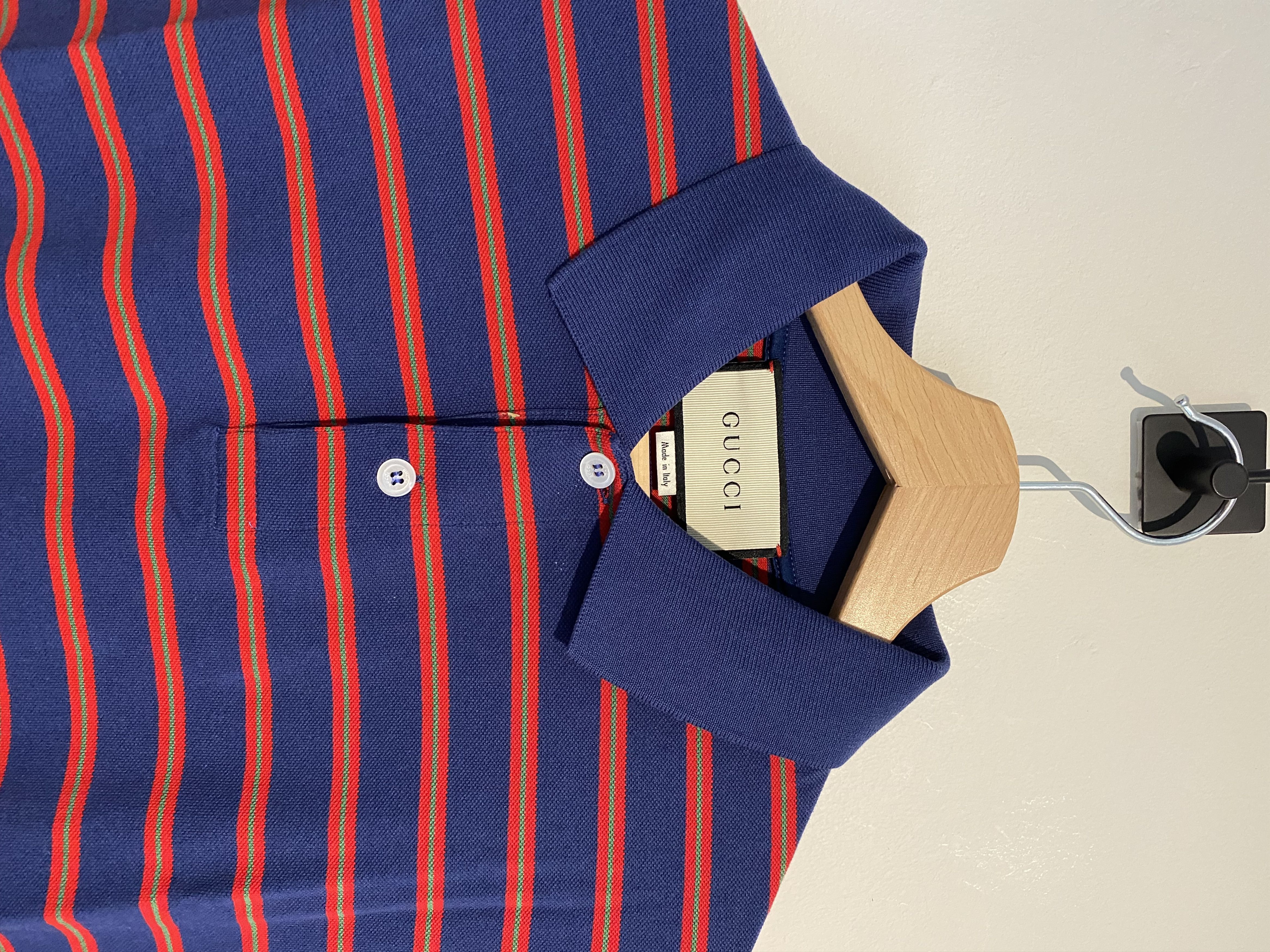 Gucci Gucci Striped Cotton Polo Size US XL / EU 56 / 4 - 5 Thumbnail