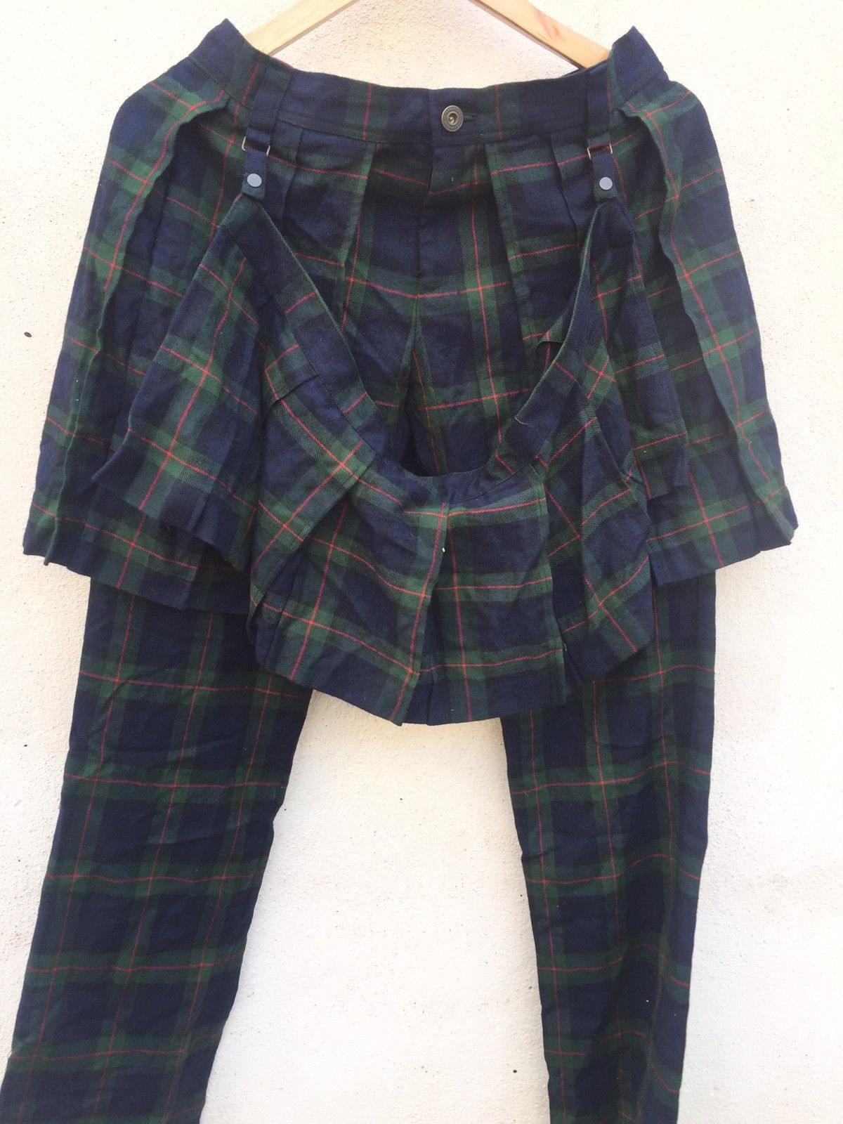 Japanese Brand " Peace Now " - Japanese Brand Tartan Bondage Punk Style Size US 28 / EU 44 - 2 Thumbnail