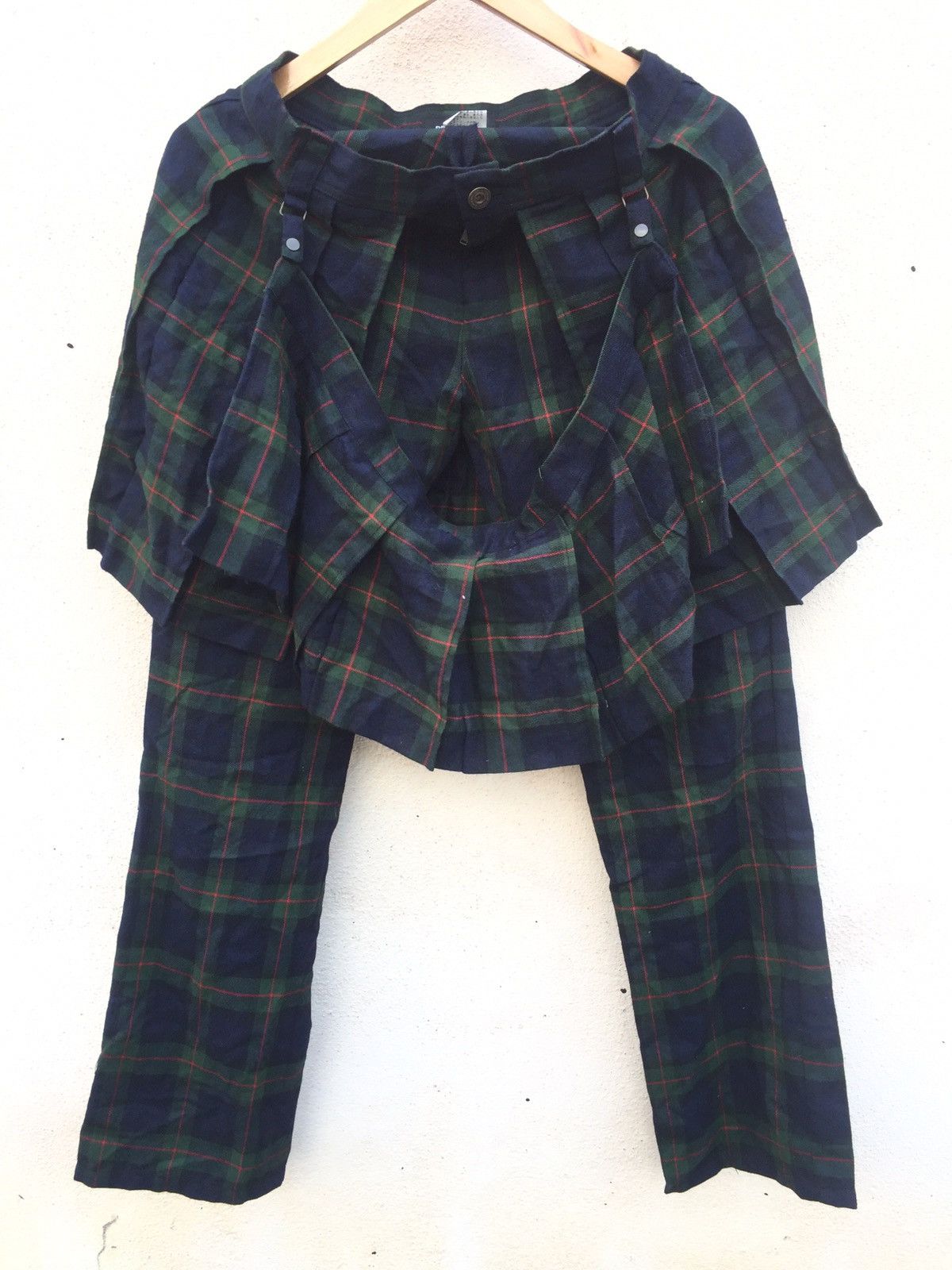 Japanese Brand " Peace Now " - Japanese Brand Tartan Bondage Punk Style Size US 28 / EU 44 - 6 Thumbnail