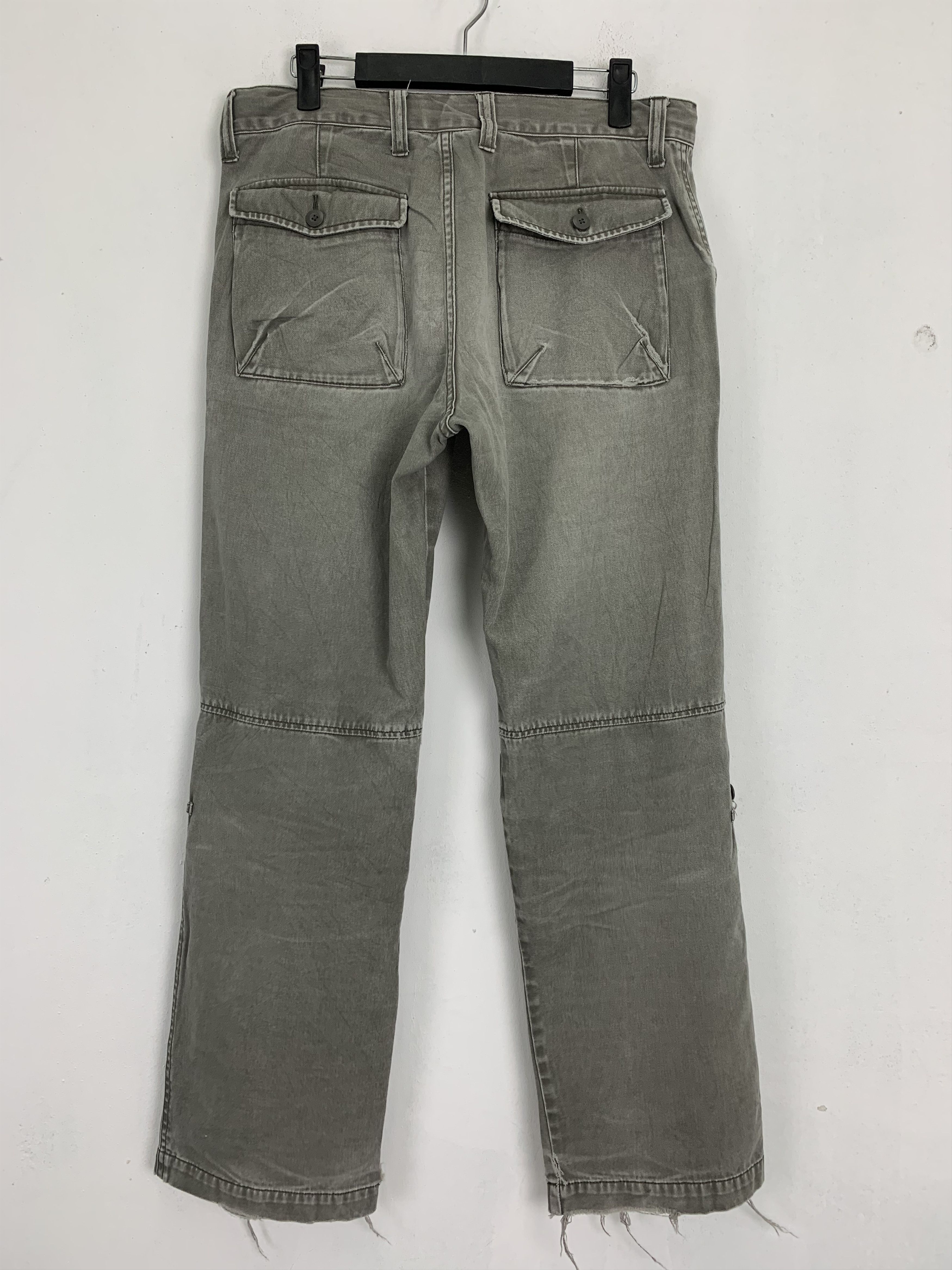 If Six Was Nine Cargo Pants Uniqlo Vintage Japanese Branded Faded Grey Size US 31 - 11 Thumbnail
