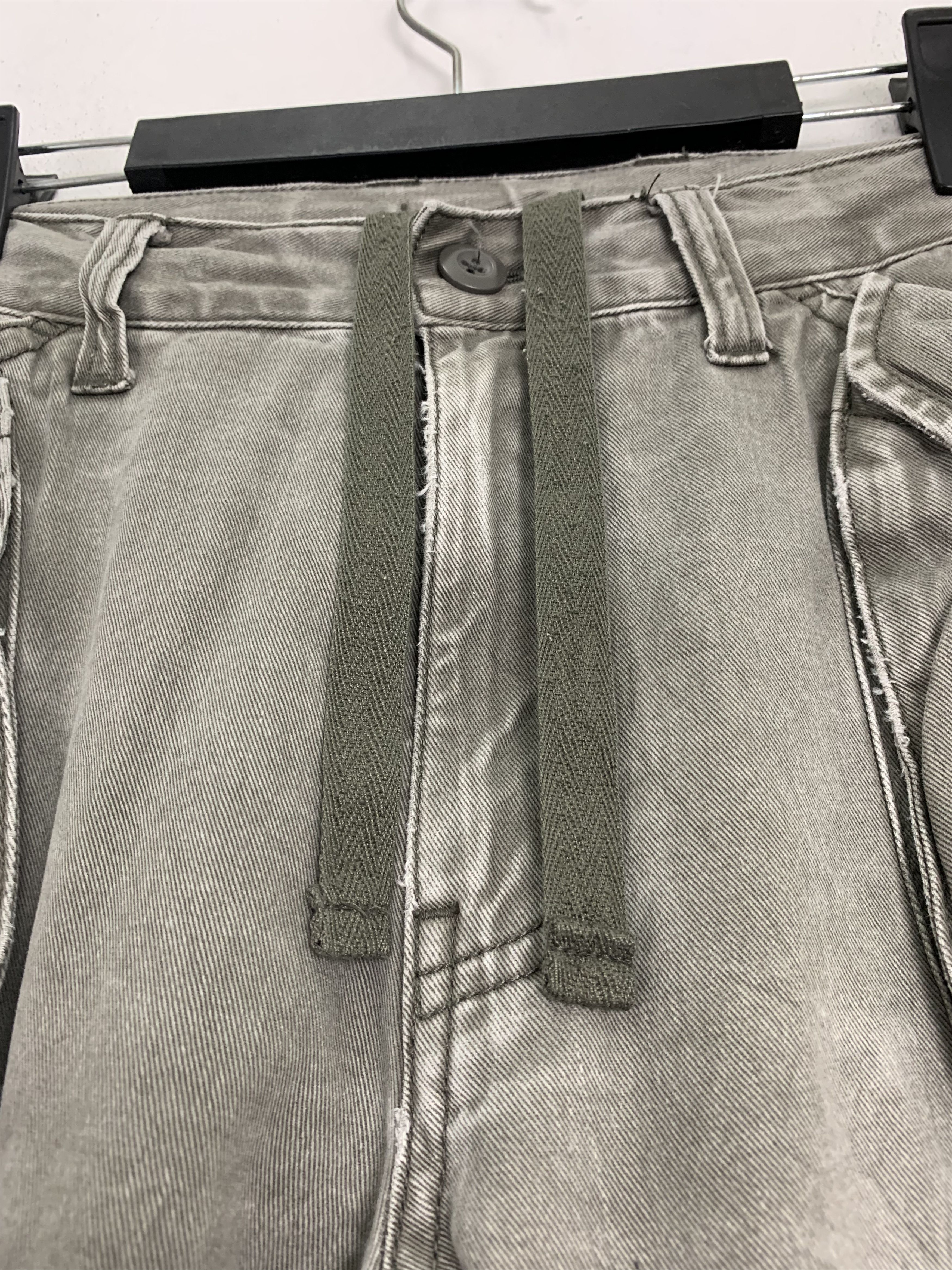 If Six Was Nine Cargo Pants Uniqlo Vintage Japanese Branded Faded Grey Size US 31 - 8 Thumbnail
