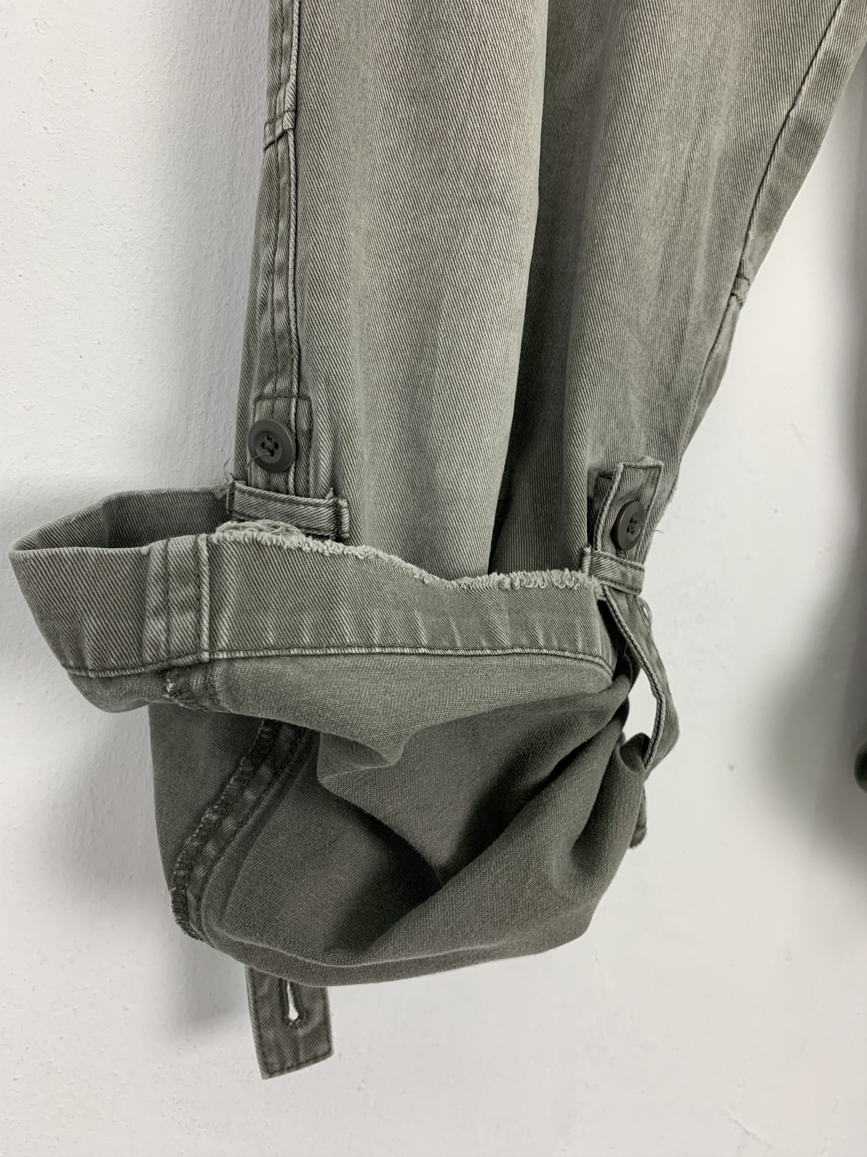 If Six Was Nine Cargo Pants Uniqlo Vintage Japanese Branded Faded Grey Size US 31 - 18 Thumbnail