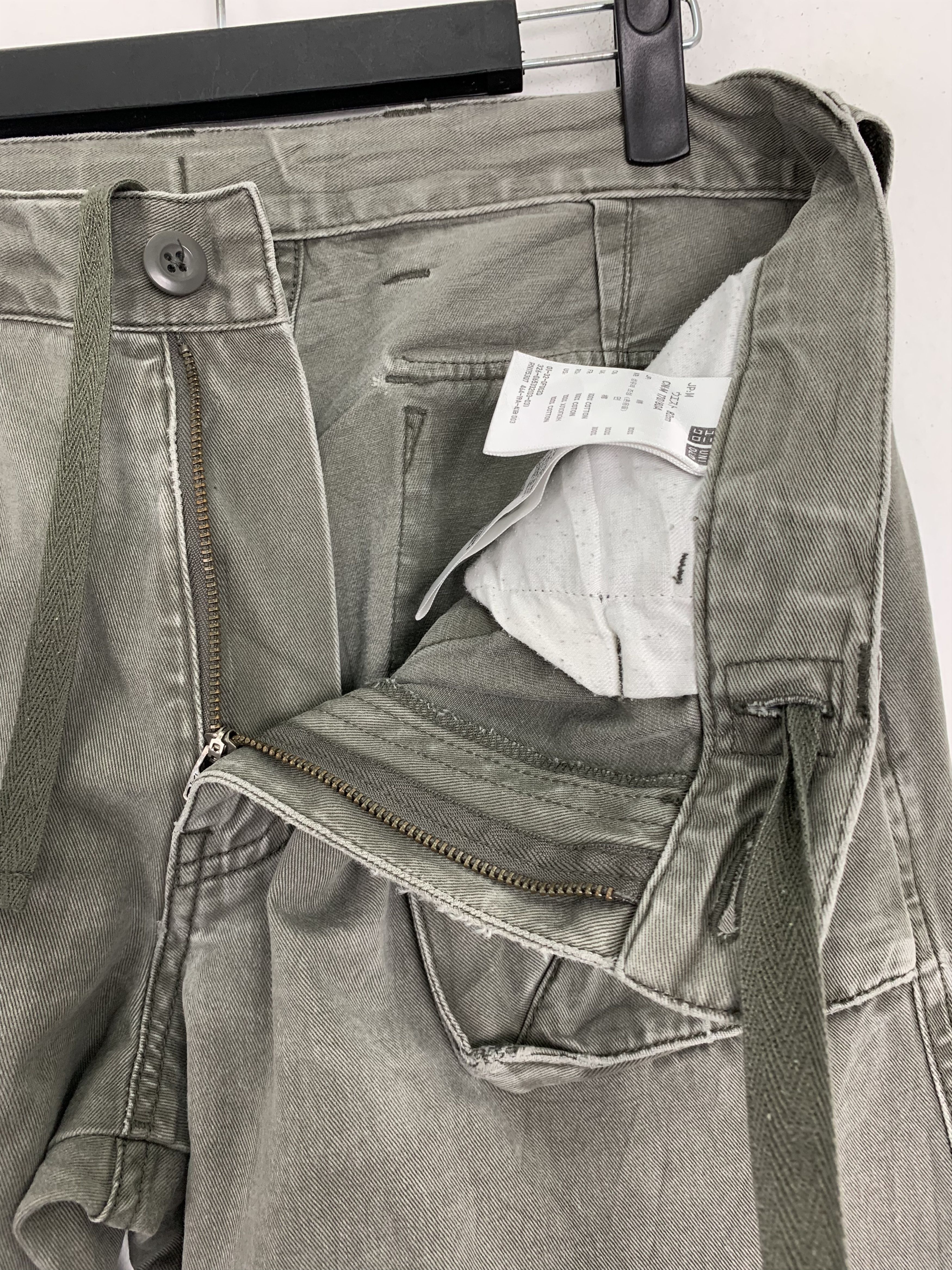 If Six Was Nine Cargo Pants Uniqlo Vintage Japanese Branded Faded Grey Size US 31 - 10 Thumbnail