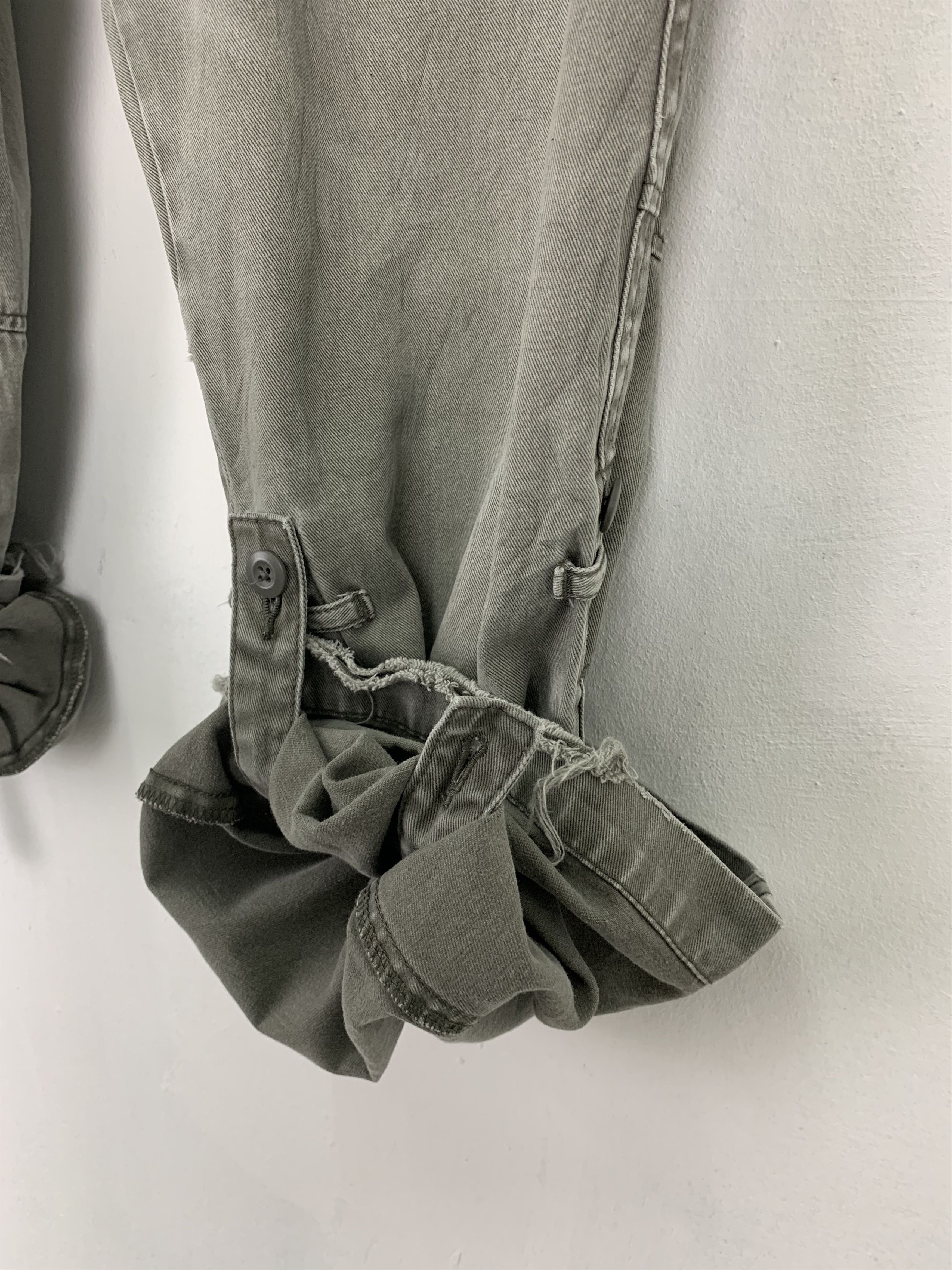 If Six Was Nine Cargo Pants Uniqlo Vintage Japanese Branded Faded Grey Size US 31 - 17 Thumbnail