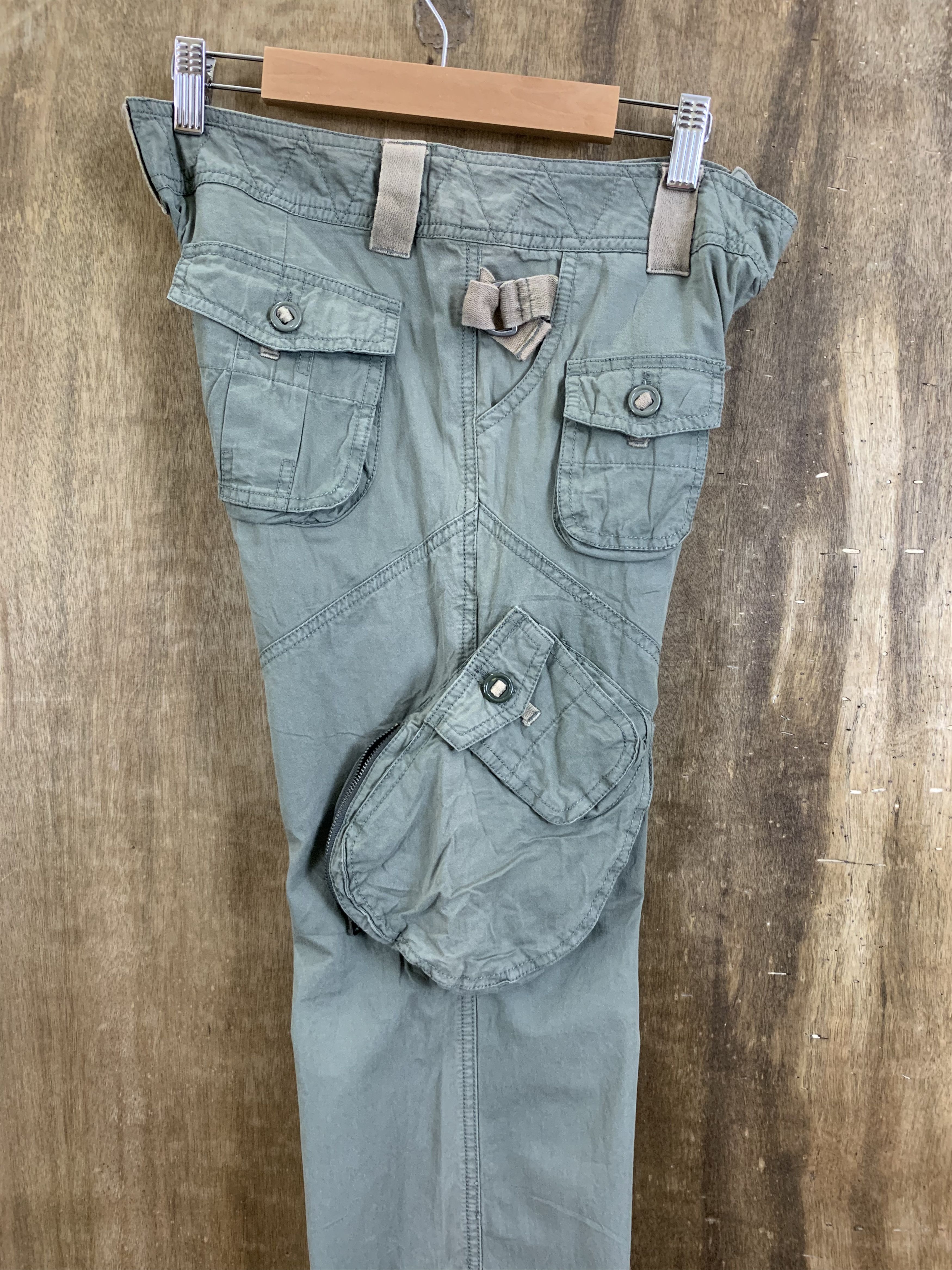 Japanese Brand Cargo Pants A2P Senditionaries 3D Pocket Multipocket Bondage Size US 29 - 14 Thumbnail