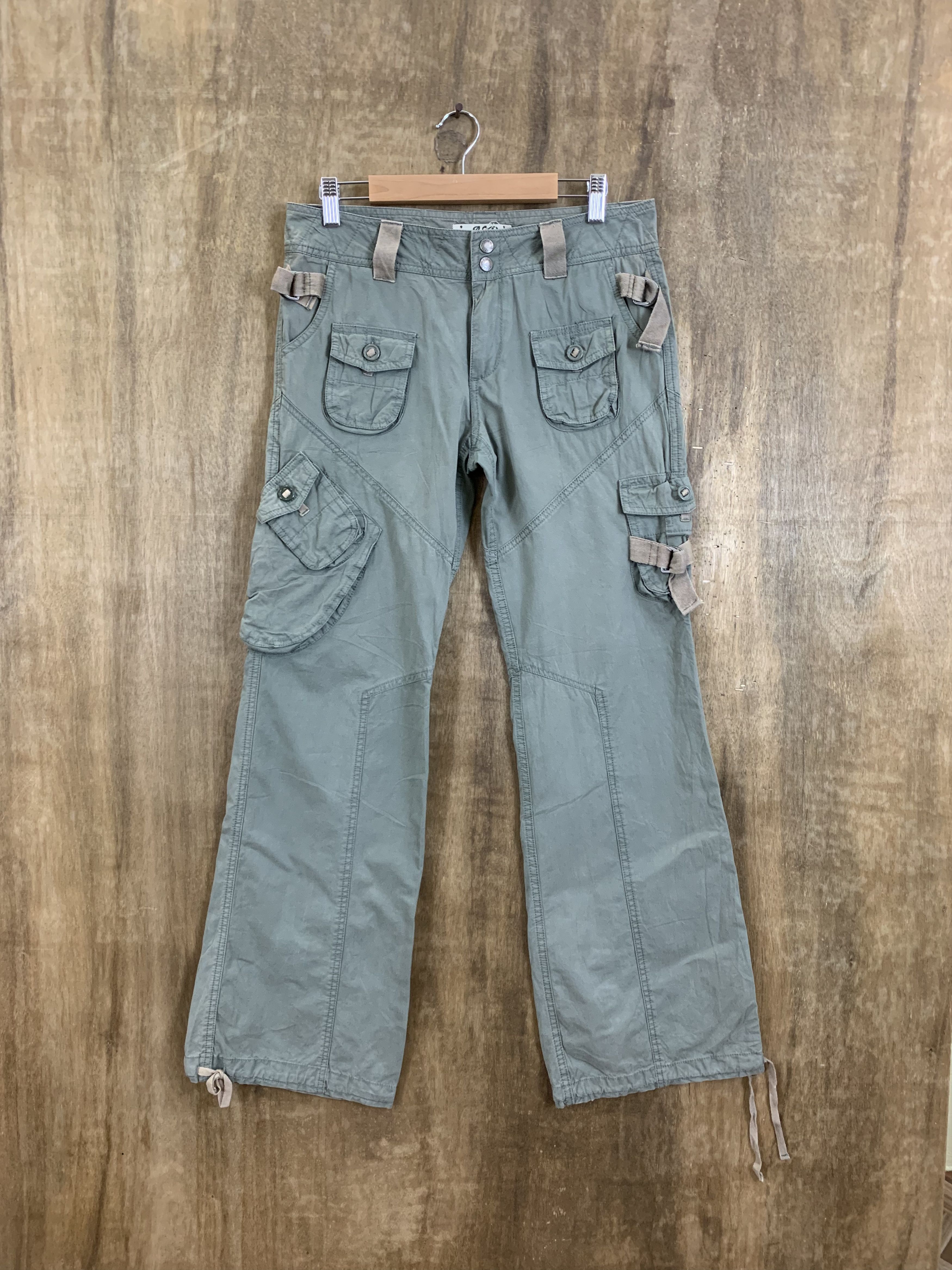 Japanese Brand Cargo Pants A2P Senditionaries 3D Pocket Multipocket Bondage Size US 29 - 1 Thumbnail
