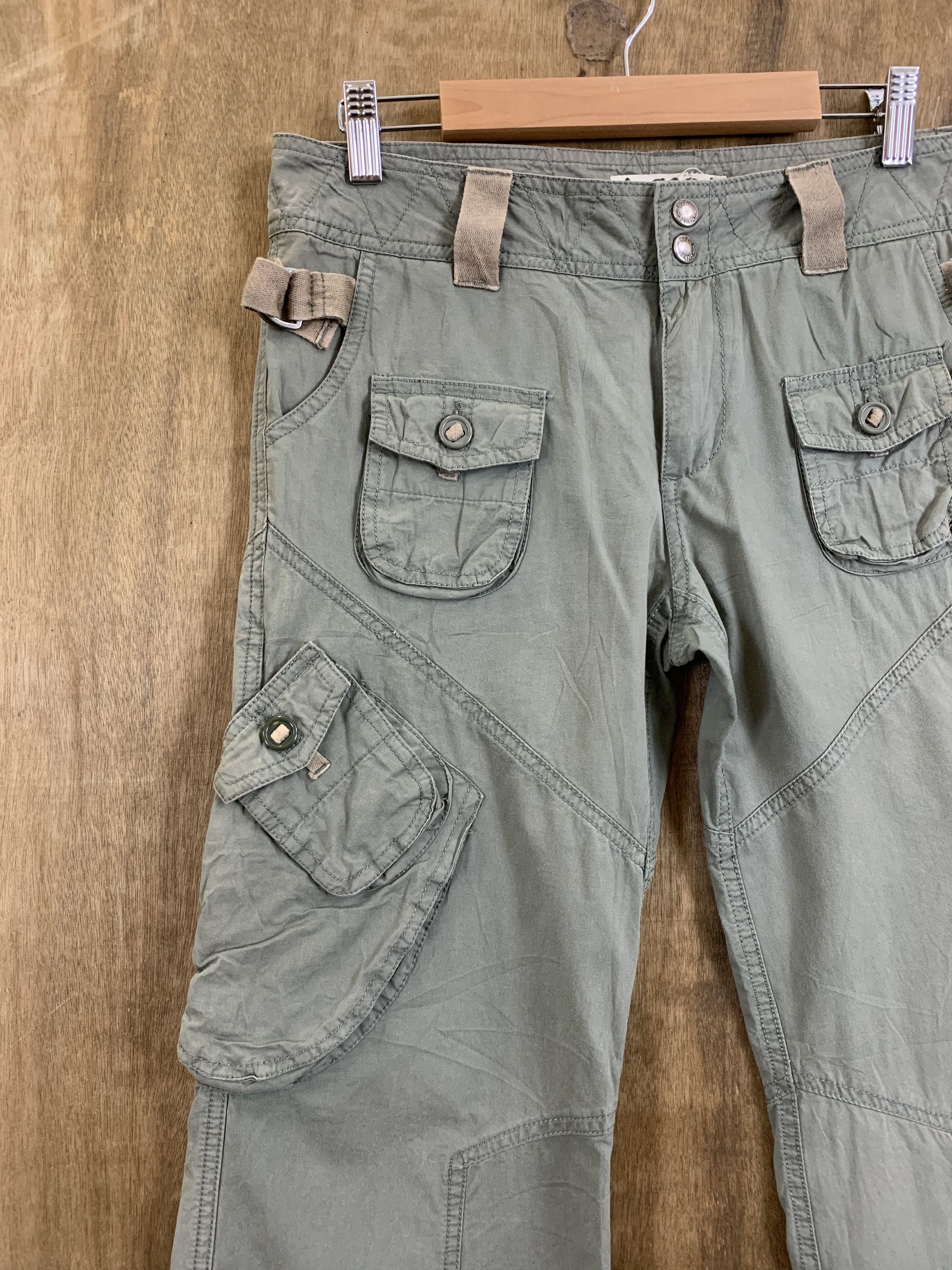 Japanese Brand Cargo Pants A2P Senditionaries 3D Pocket Multipocket Bondage Size US 29 - 5 Thumbnail