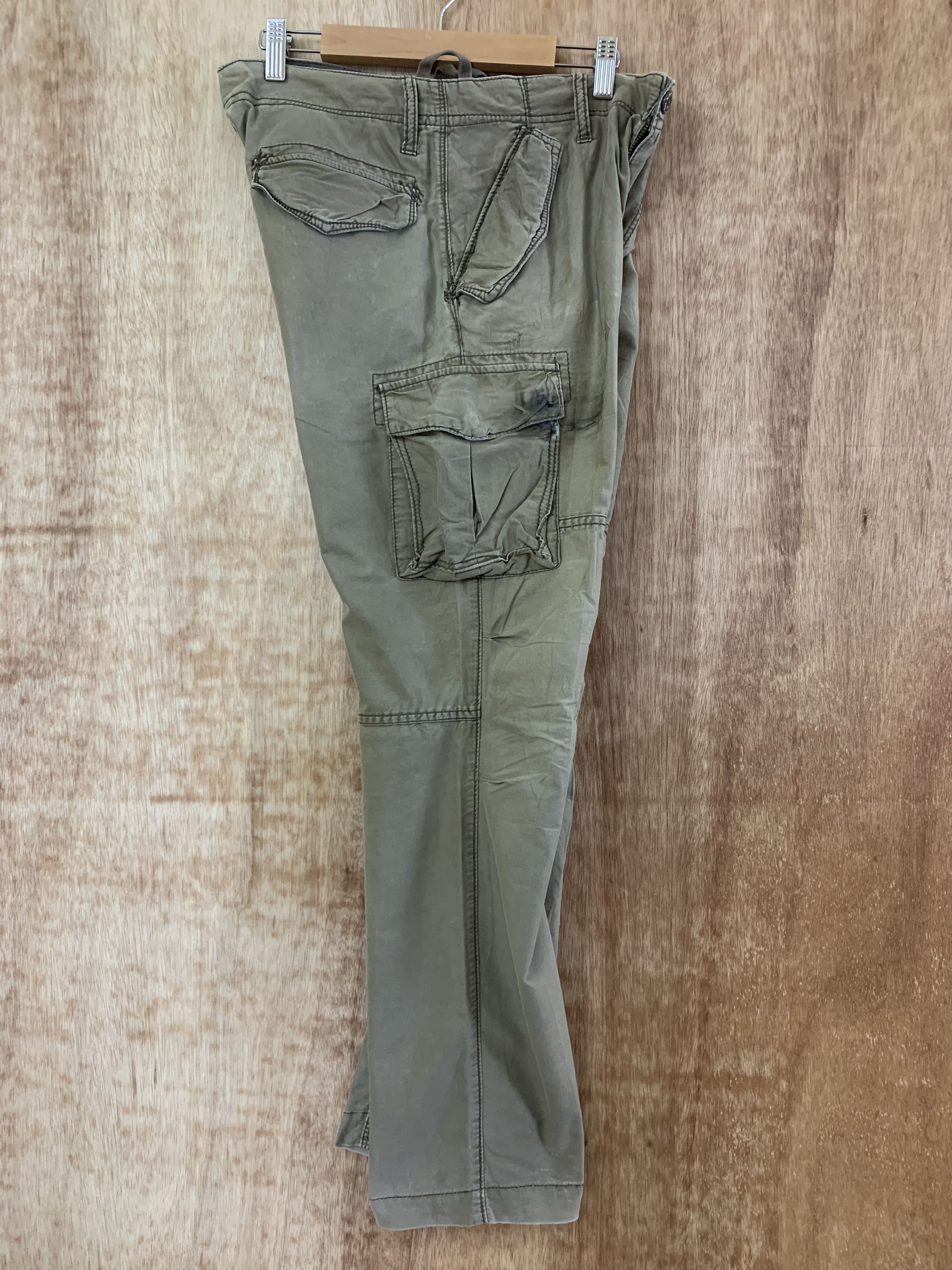 Japanese Brand Cargo Pants Back Number Brown Vintage Travis Scott Style Size US 30 / EU 46 - 12 Thumbnail