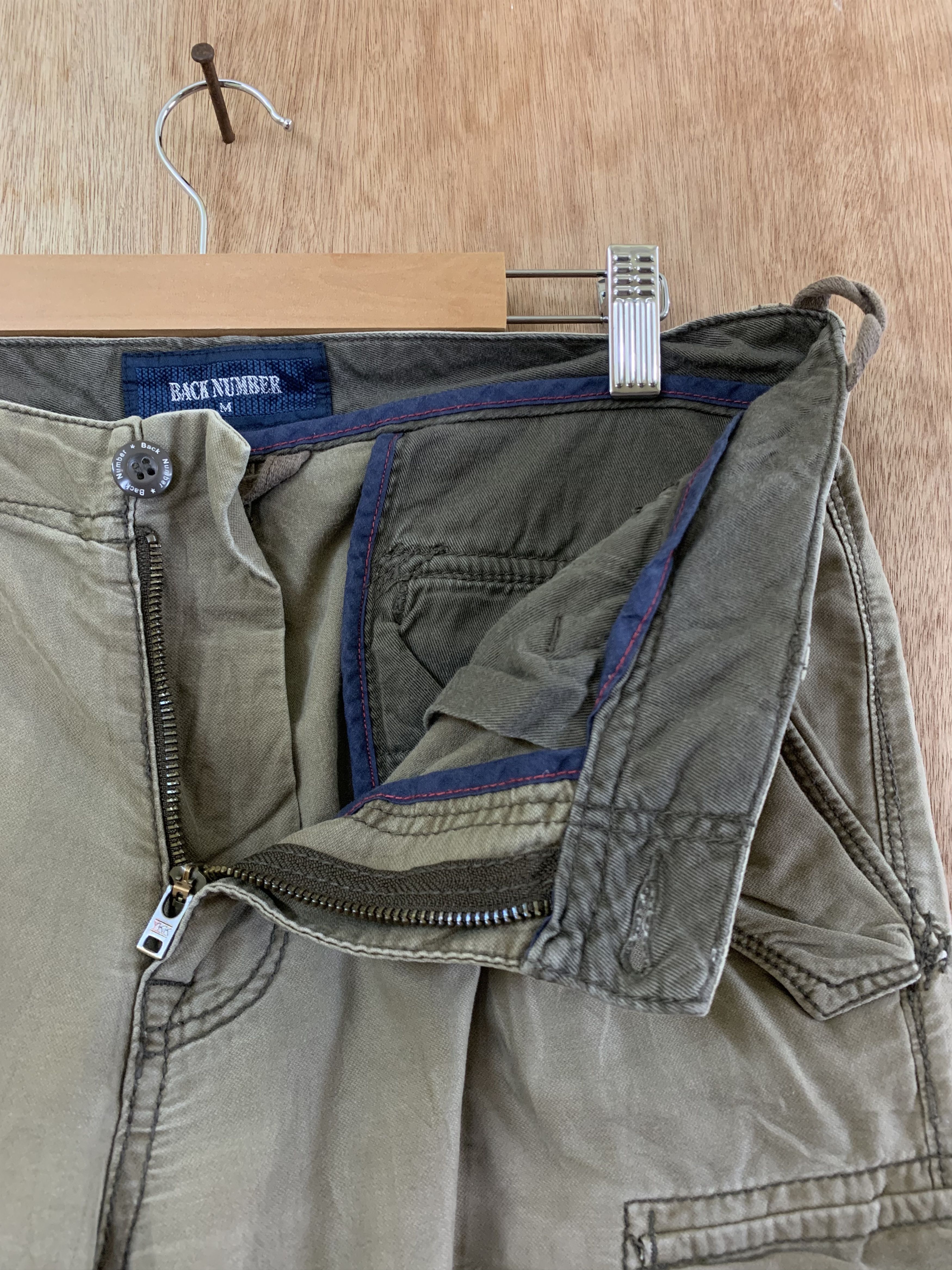 Japanese Brand Cargo Pants Back Number Brown Vintage Travis Scott Style Size US 30 / EU 46 - 9 Thumbnail