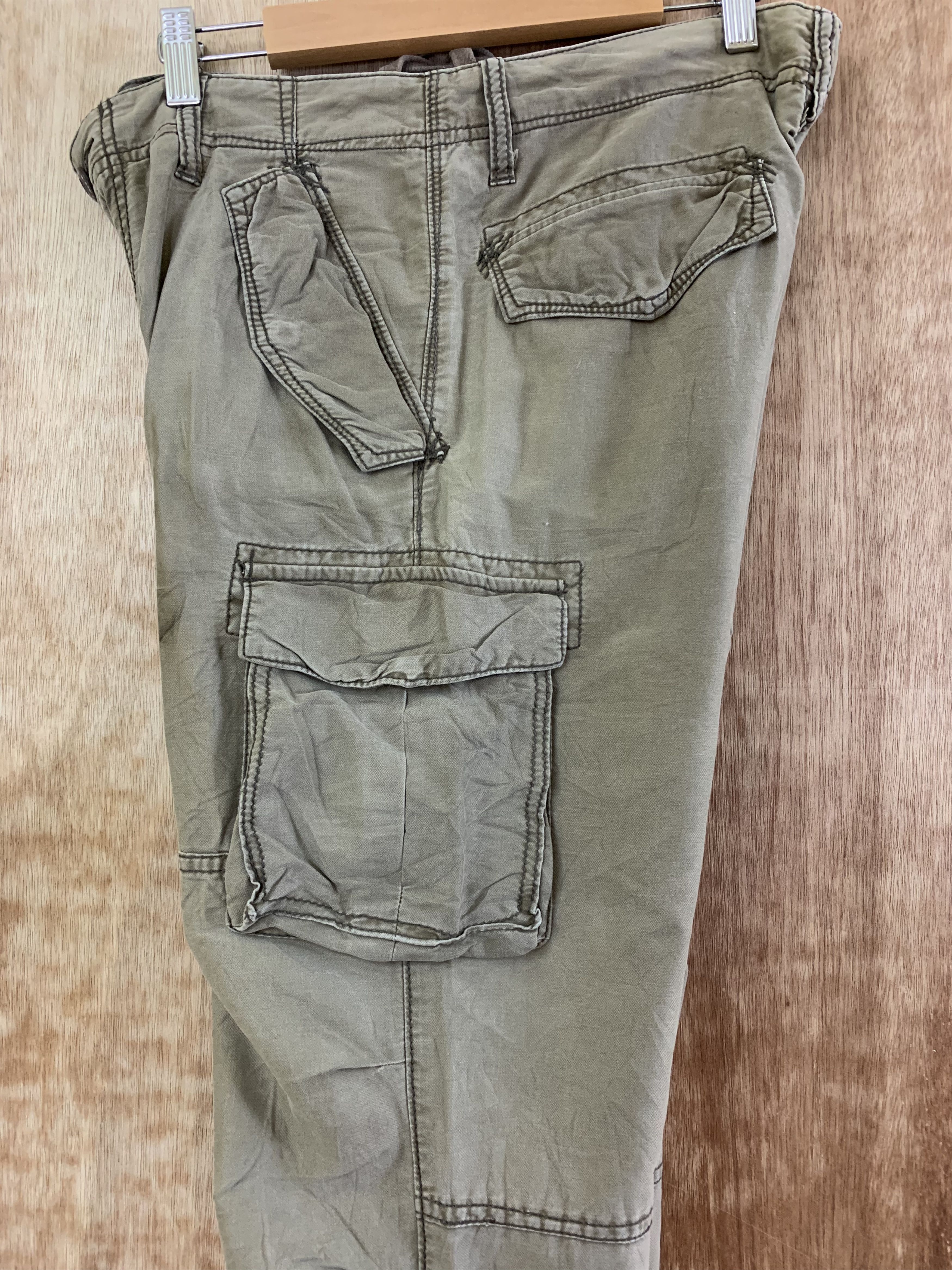 Japanese Brand Cargo Pants Back Number Brown Vintage Travis Scott Style Size US 30 / EU 46 - 15 Thumbnail