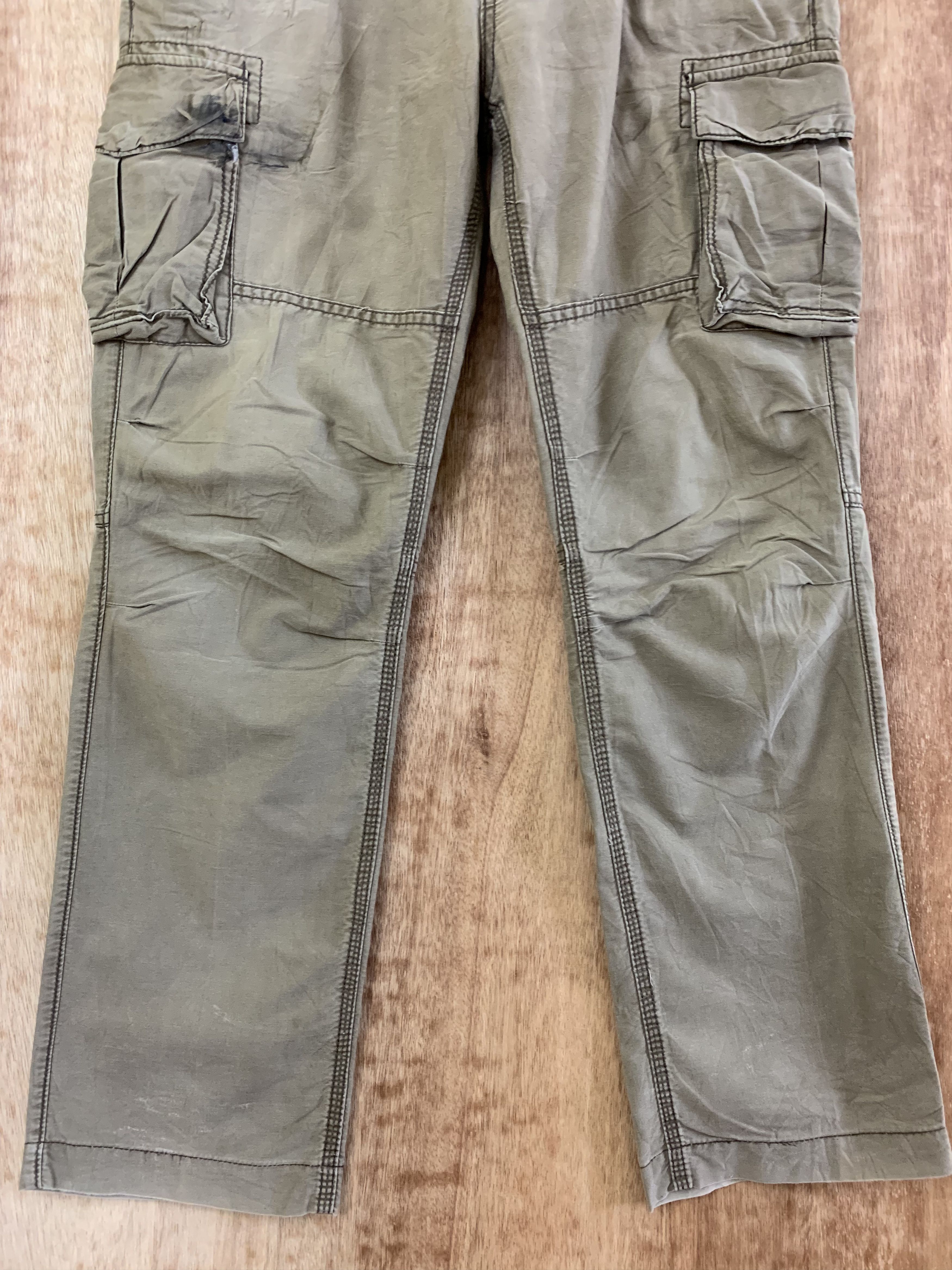 Japanese Brand Cargo Pants Back Number Brown Vintage Travis Scott Style Size US 30 / EU 46 - 4 Thumbnail