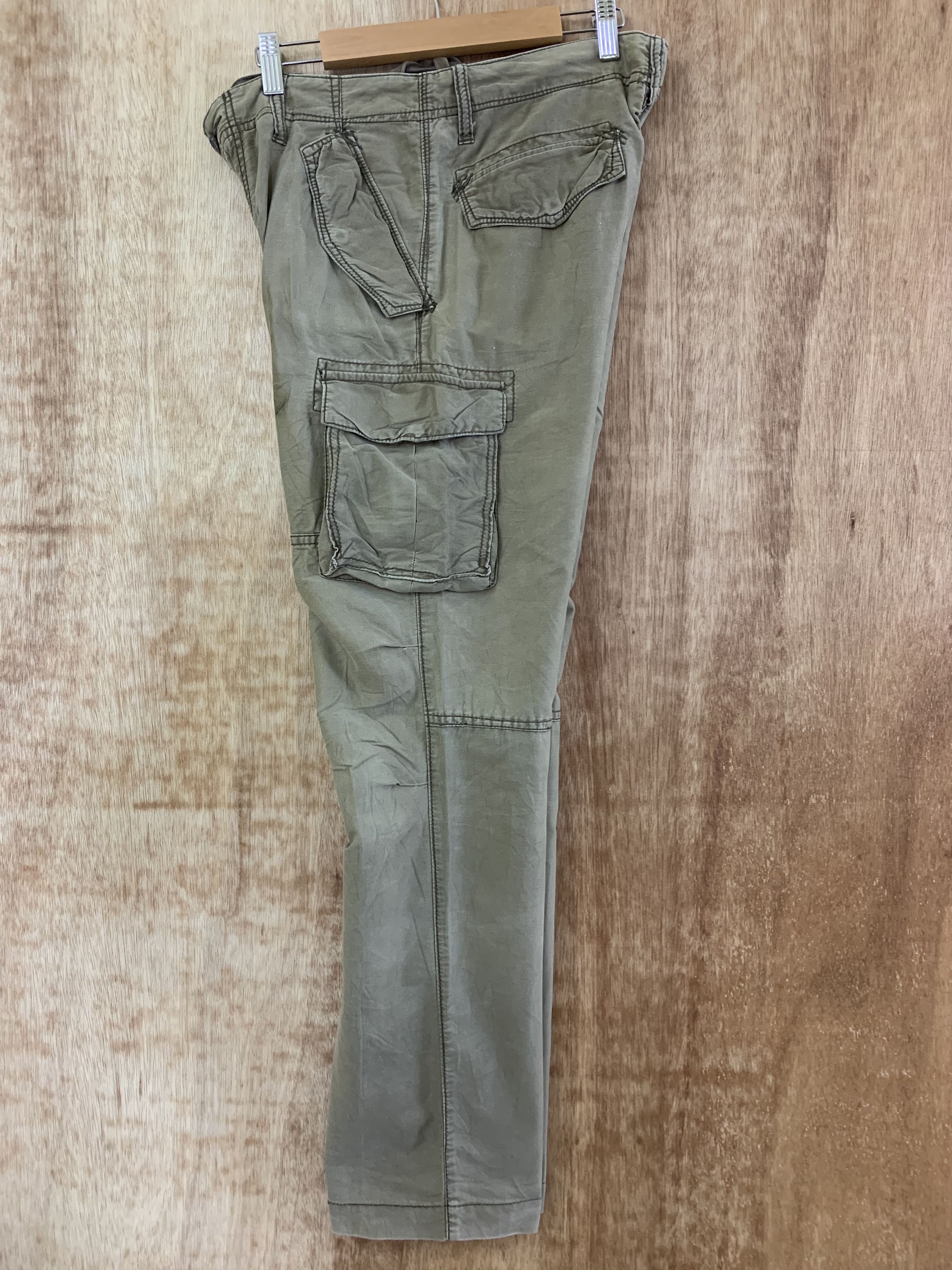 Japanese Brand Cargo Pants Back Number Brown Vintage Travis Scott Style Size US 30 / EU 46 - 14 Thumbnail