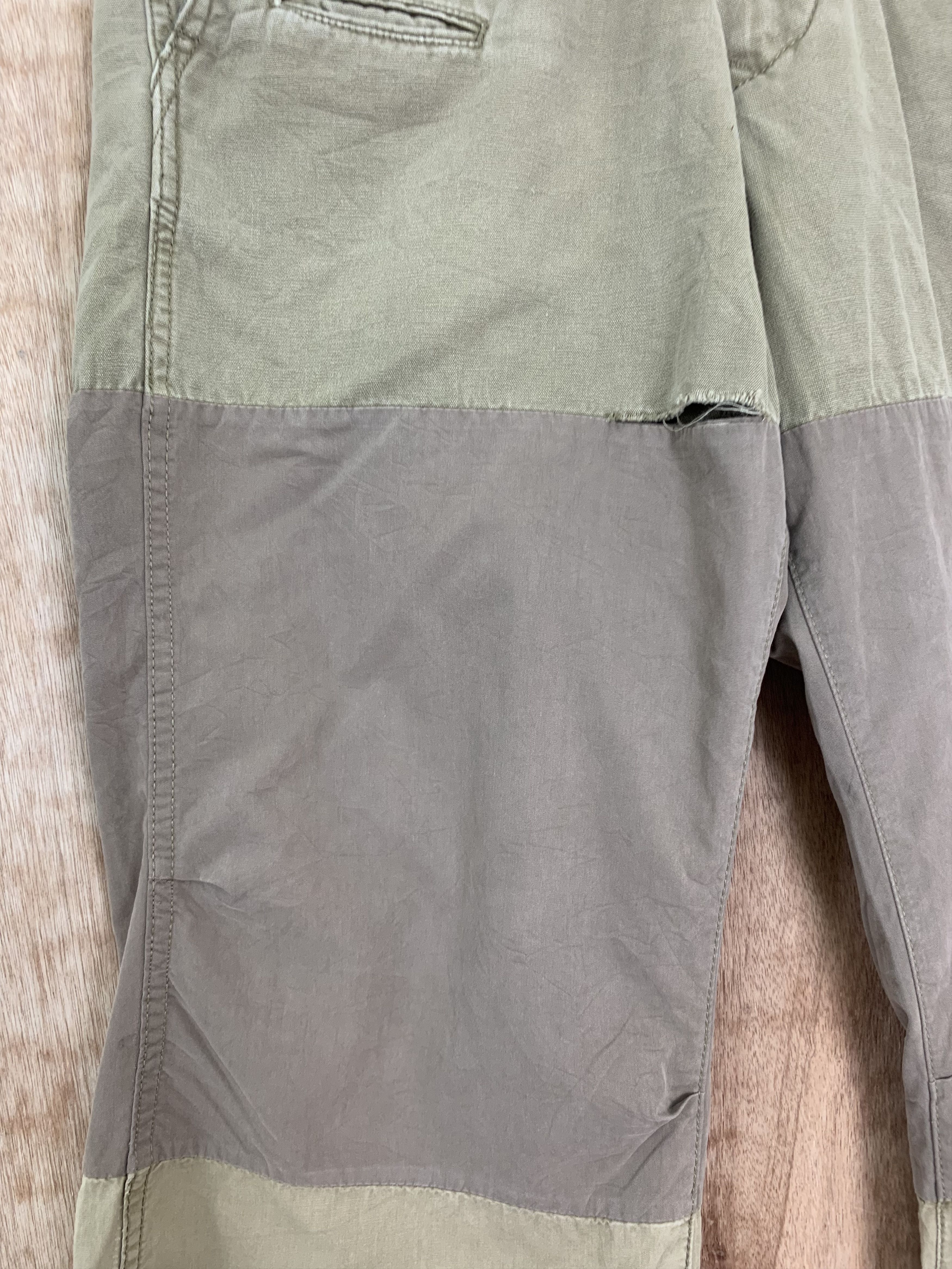 Japanese Brand Double Knee Pants Vintage Streetwear Soft Pants Size US 27 - 4 Thumbnail