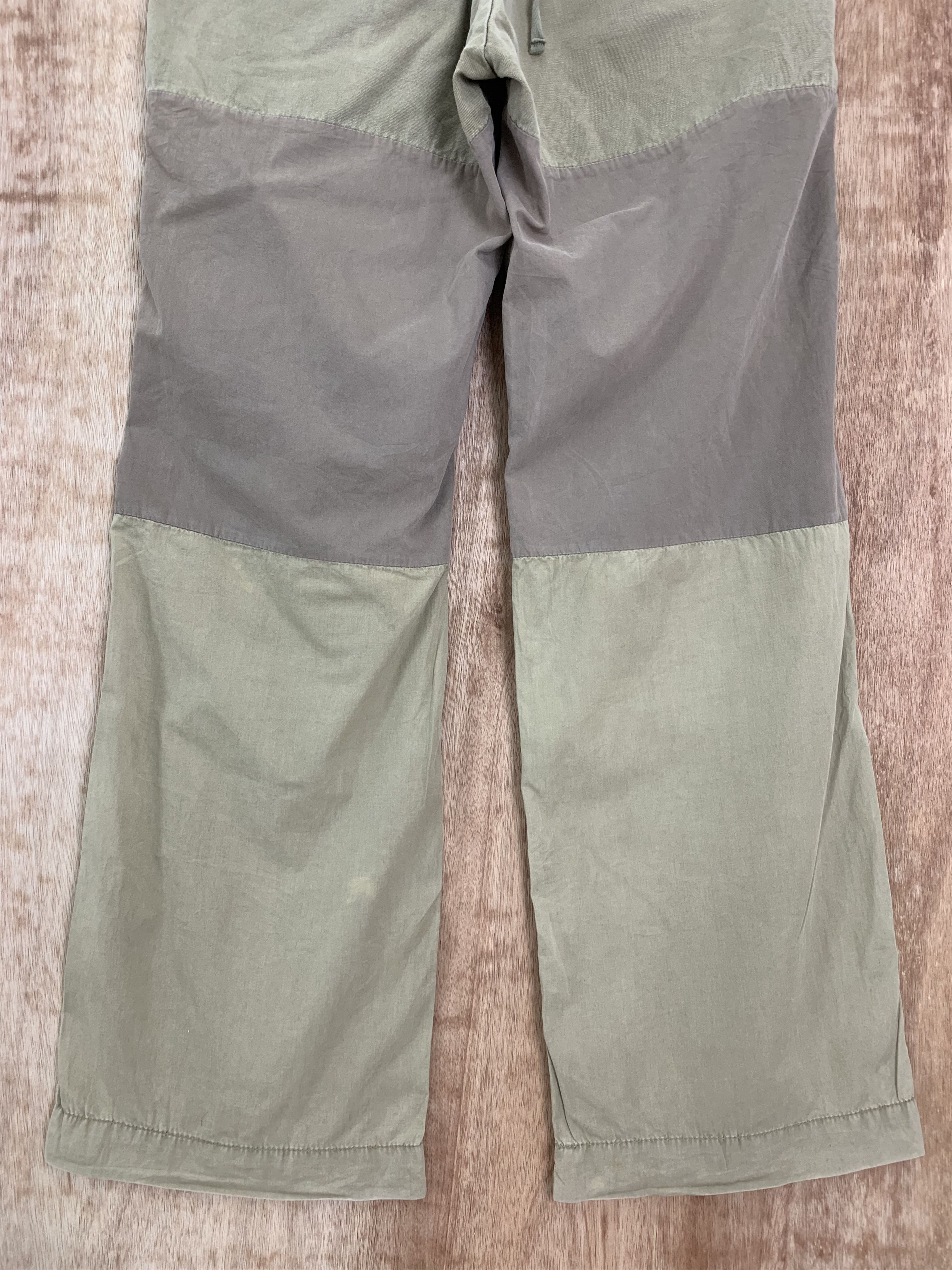 Japanese Brand Double Knee Pants Vintage Streetwear Soft Pants Size US 27 - 11 Thumbnail